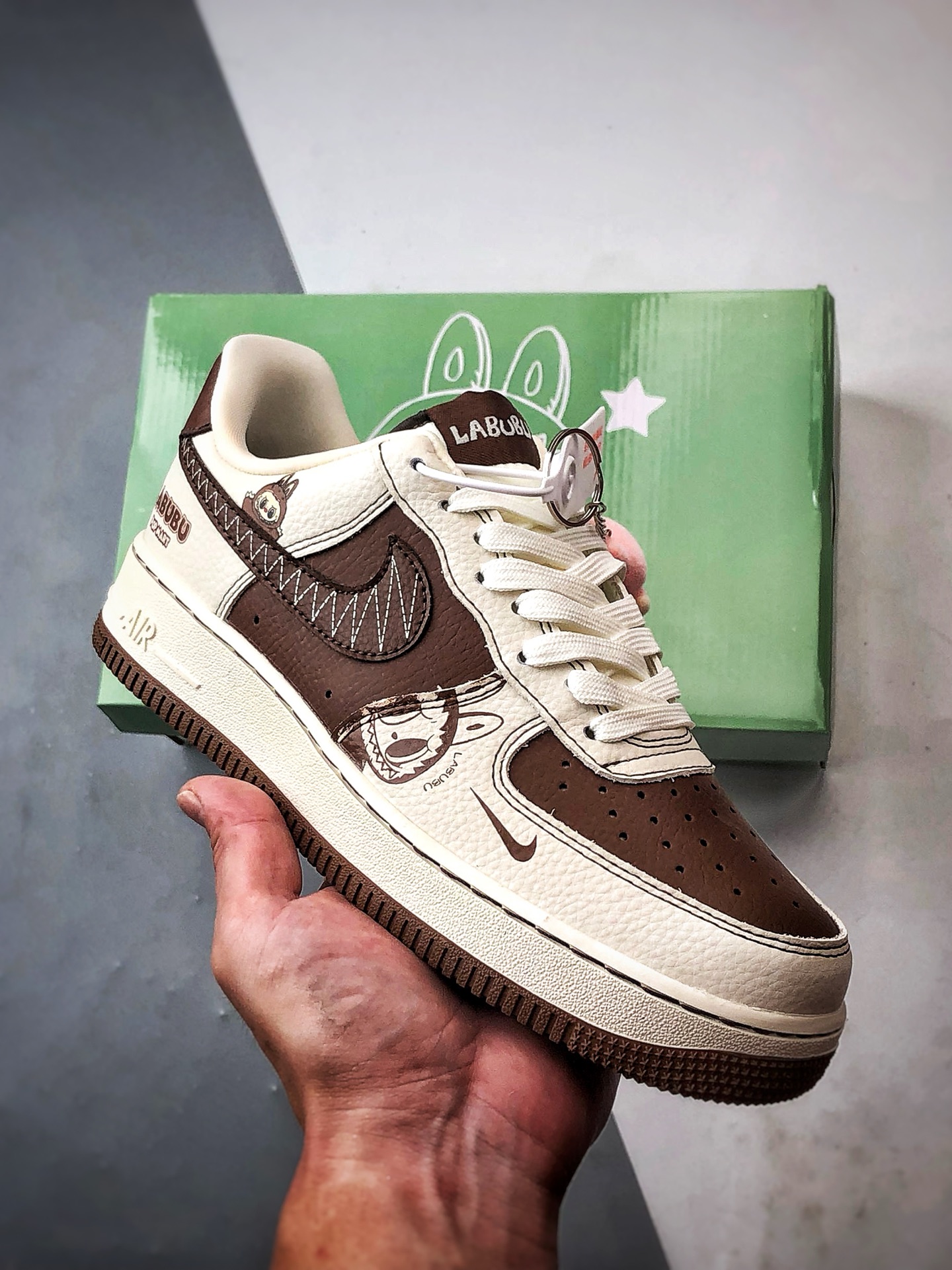 Air Force 1 Low 拉布布米白棕 XL1979-105
