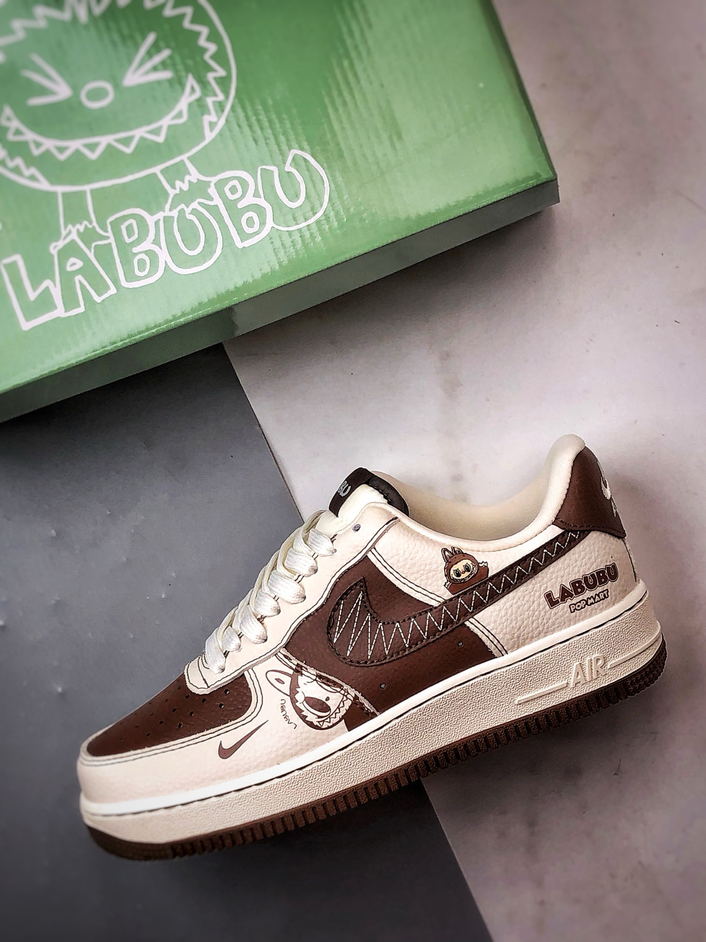 Air Force 1 Low 拉布布米白棕 XL1979-105