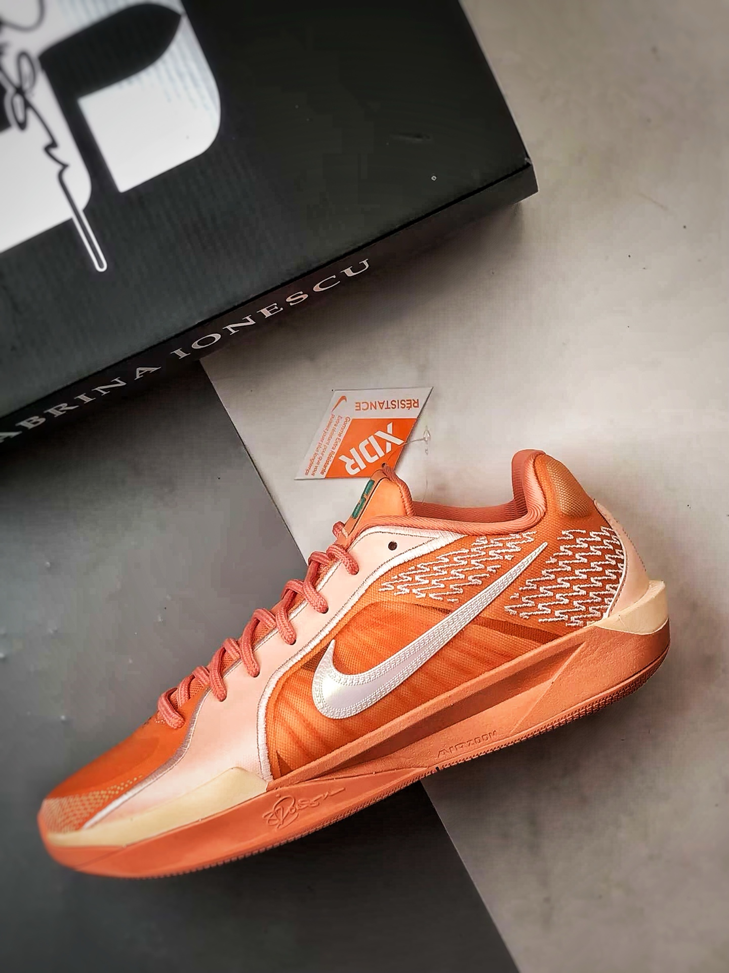 290 NK Sabrina 2 ”Apric Agate” 橙色 『灭世纯原新品』”小科5” 萨布丽娜2代 FZ1517-801-Chinese UA Cheap High Quatity Brand Clothes Bags handbags Sneakers wholesale wholesaler seller from China Factory suppliers Fashion Clothing Shoes best Quality Beautiful Price 290 NK Sabrina 2 ”Apric Agate” 橙色 『灭世纯原新品』”小科5” 萨布丽娜2代 FZ1517-801