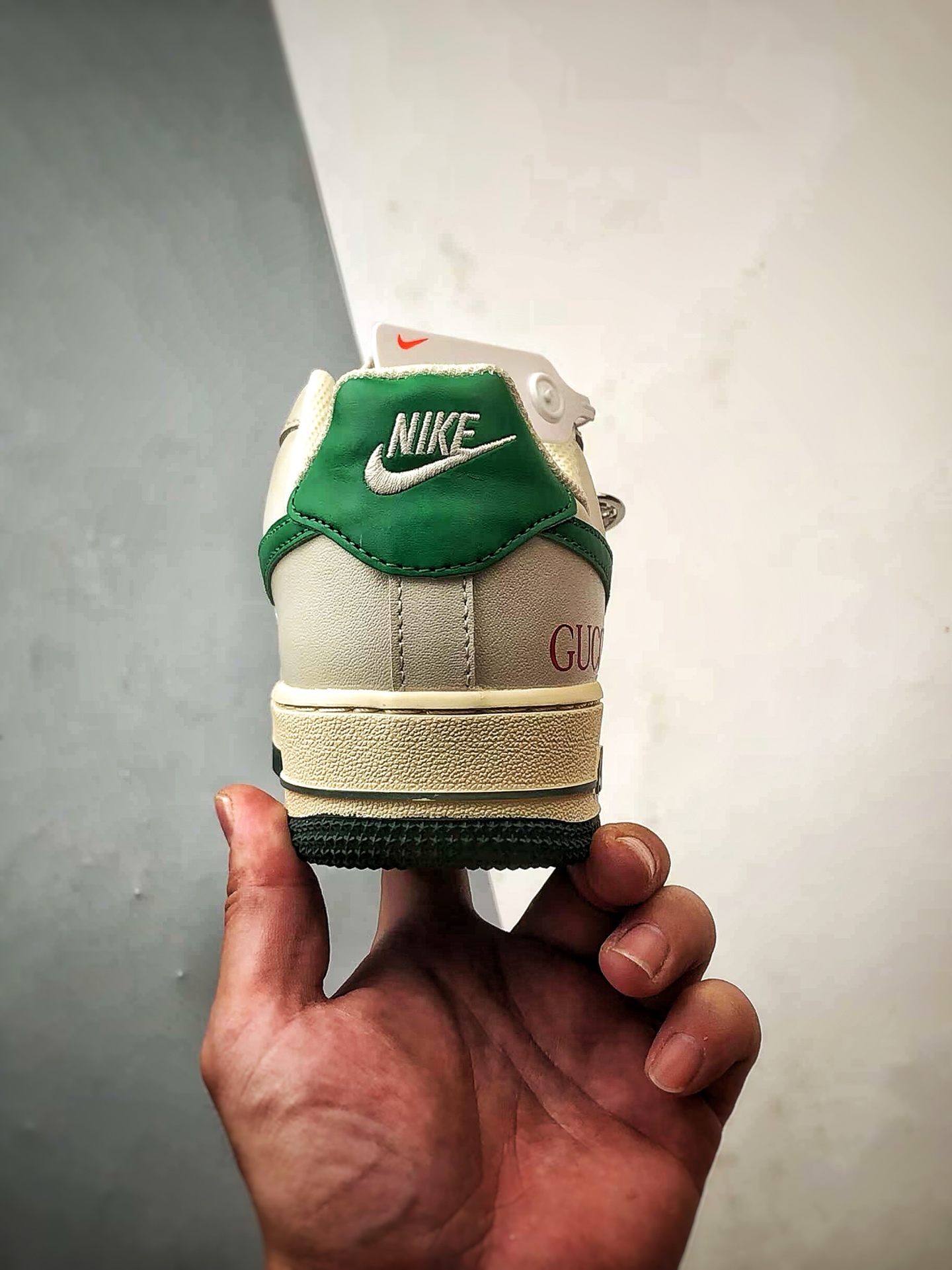 280 Gucci x Air Force 1 Low 老花灰棕绿 AH8462-003-Chinese UA Cheap High Quatity Brand Clothes Bags handbags Sneakers wholesale wholesaler seller from China Factory suppliers Fashion Clothing Shoes best Quality Beautiful Price 280 Gucci x Air Force 1 Low 老花灰棕绿 AH8462-003