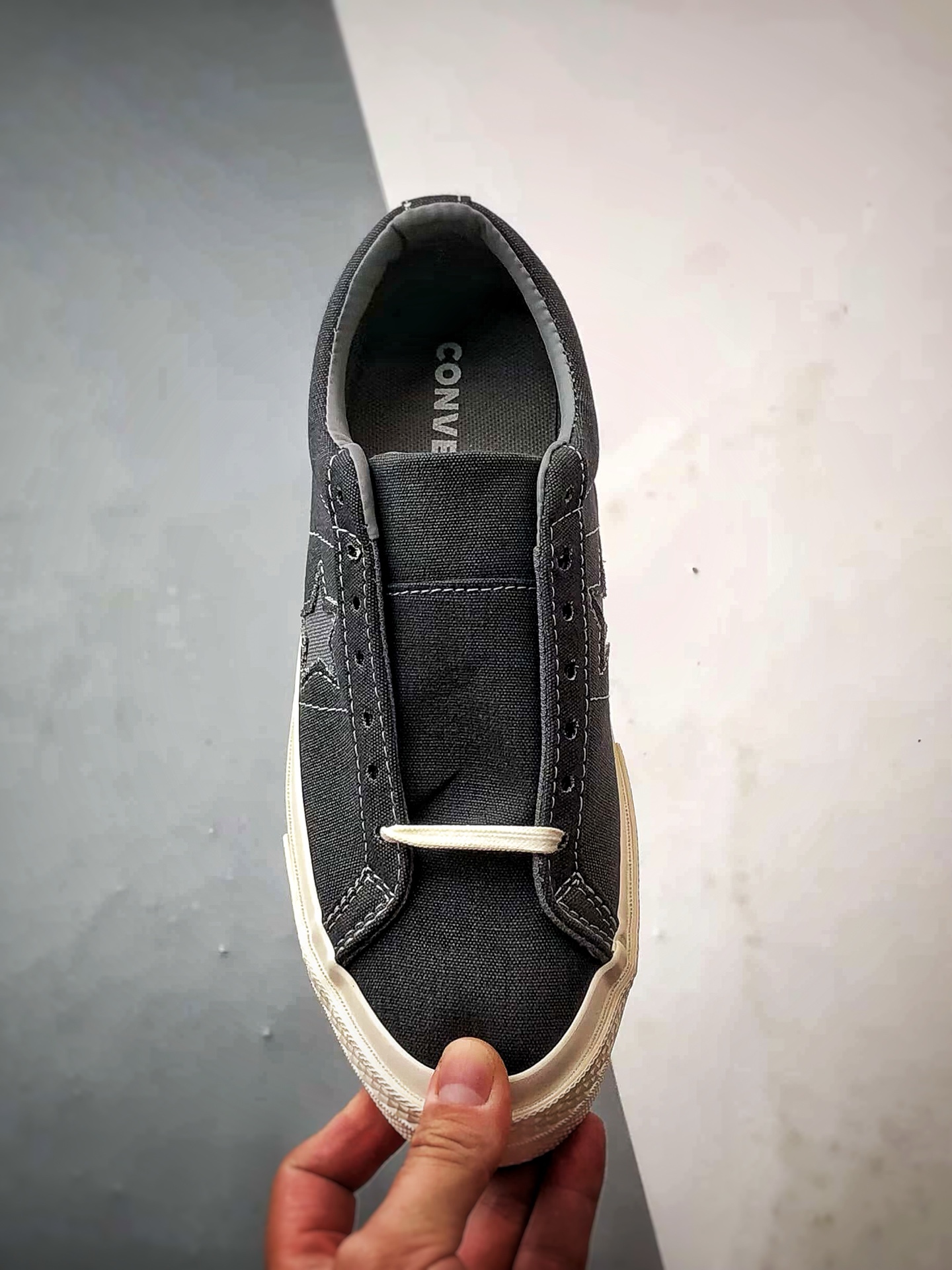 170 Converse One Star 黑灰 匡威木村一星复古休闲滑板鞋 164360C