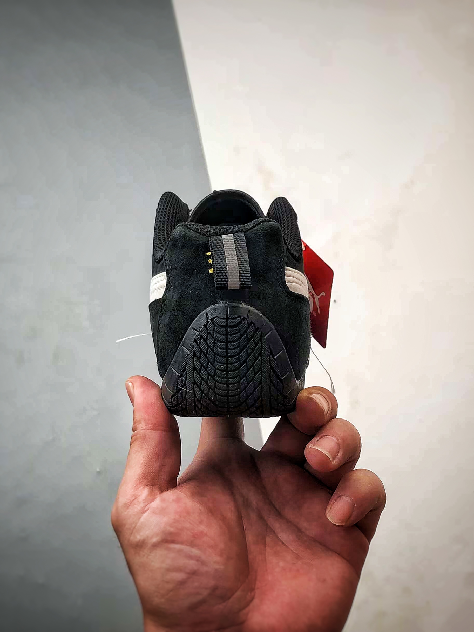 180 Blcg x Puma Speedcet 黑白 巴黎联名彪马低帮复古运动休闲赛车跑鞋 406519-02