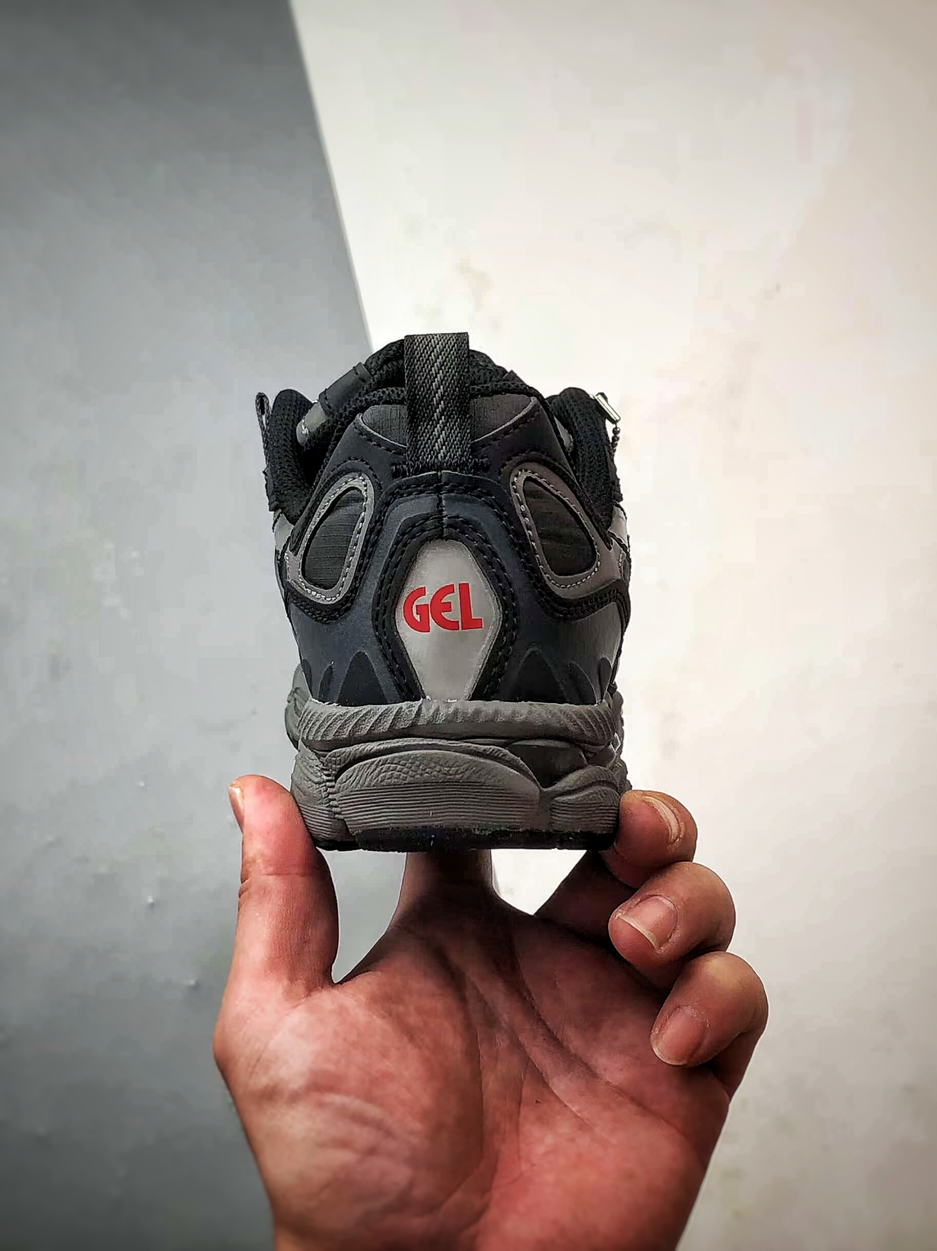 220 Asics Gel-N 复古单品 黑灰色 亚瑟士新款厚底街头运动休闲鞋 1203A558-001