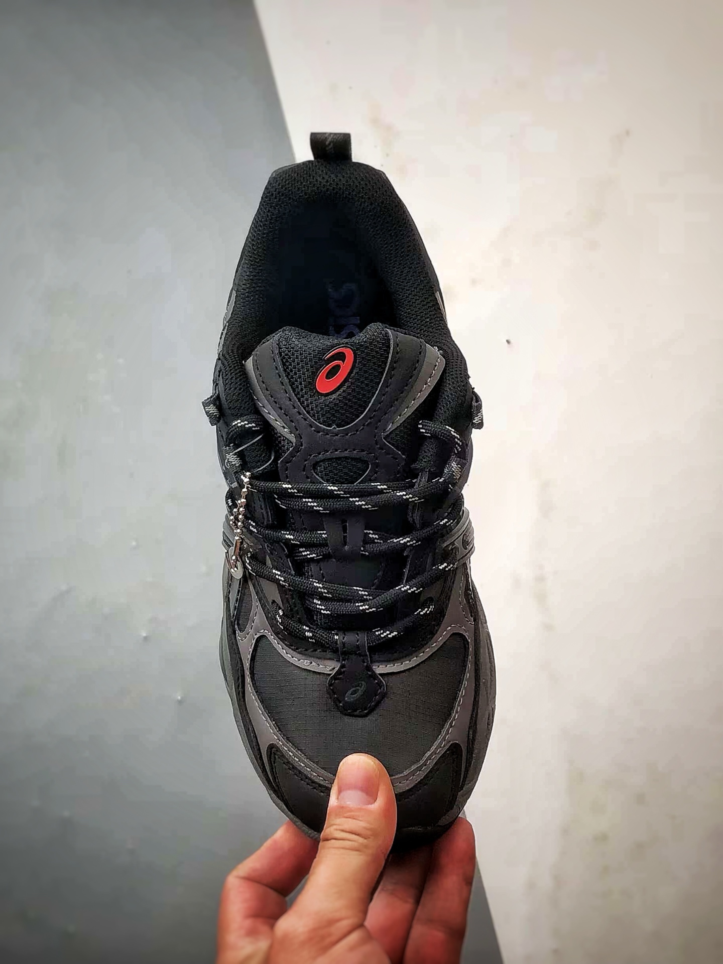 220 Asics Gel-N 复古单品 黑灰色 亚瑟士新款厚底街头运动休闲鞋 1203A558-001