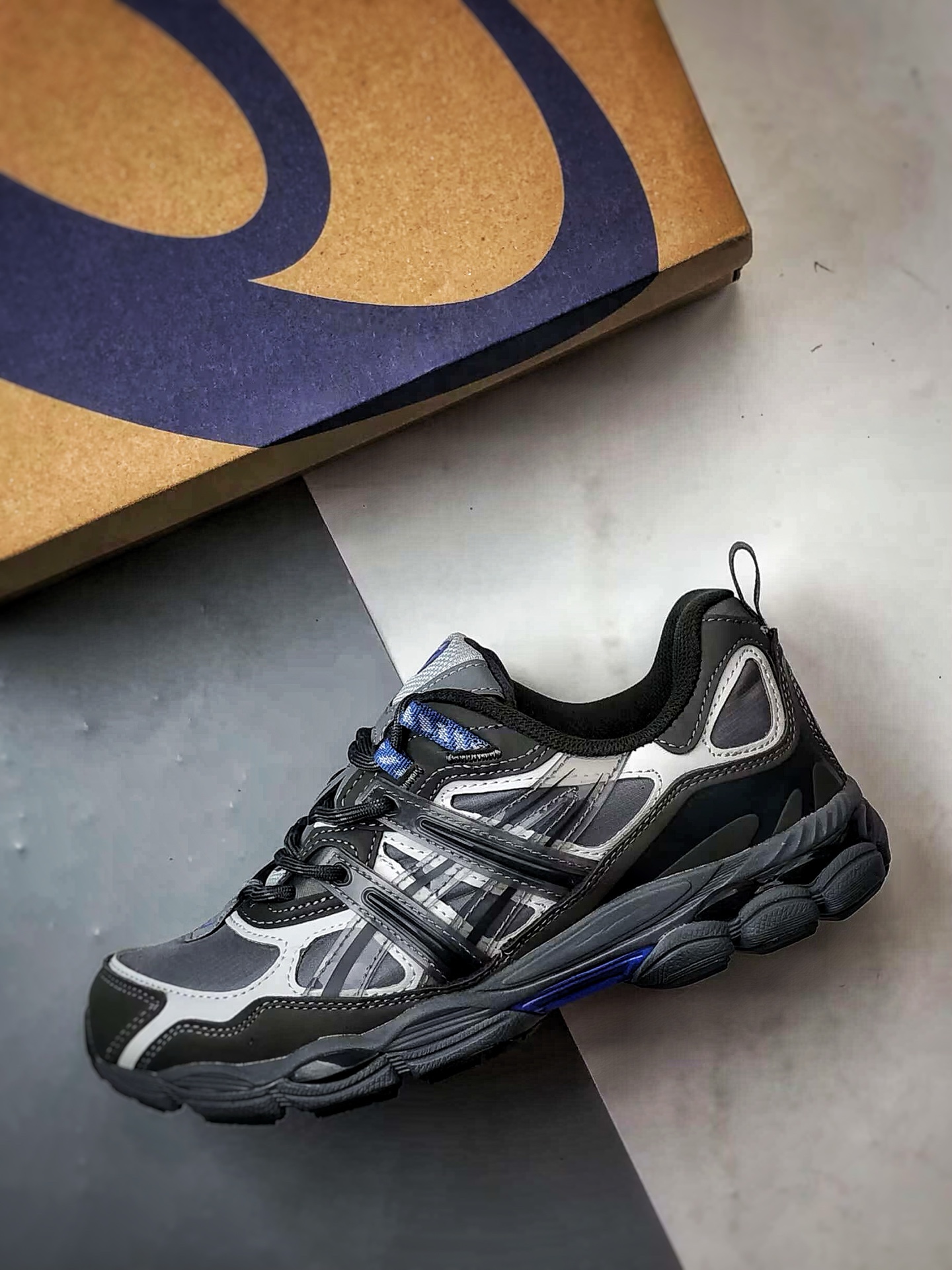 220 Asics Gel-N 复古单品 黑灰蓝 亚瑟士新款厚底街头运动休闲鞋 1203A558-021-Chinese UA Cheap High Quatity Brand Clothes Bags handbags Sneakers wholesale wholesaler seller from China Factory suppliers Fashion Clothing Shoes best Quality Beautiful Price 220 Asics Gel-N 复古单品 黑灰蓝 亚瑟士新款厚底街头运动休闲鞋 1203A558-021