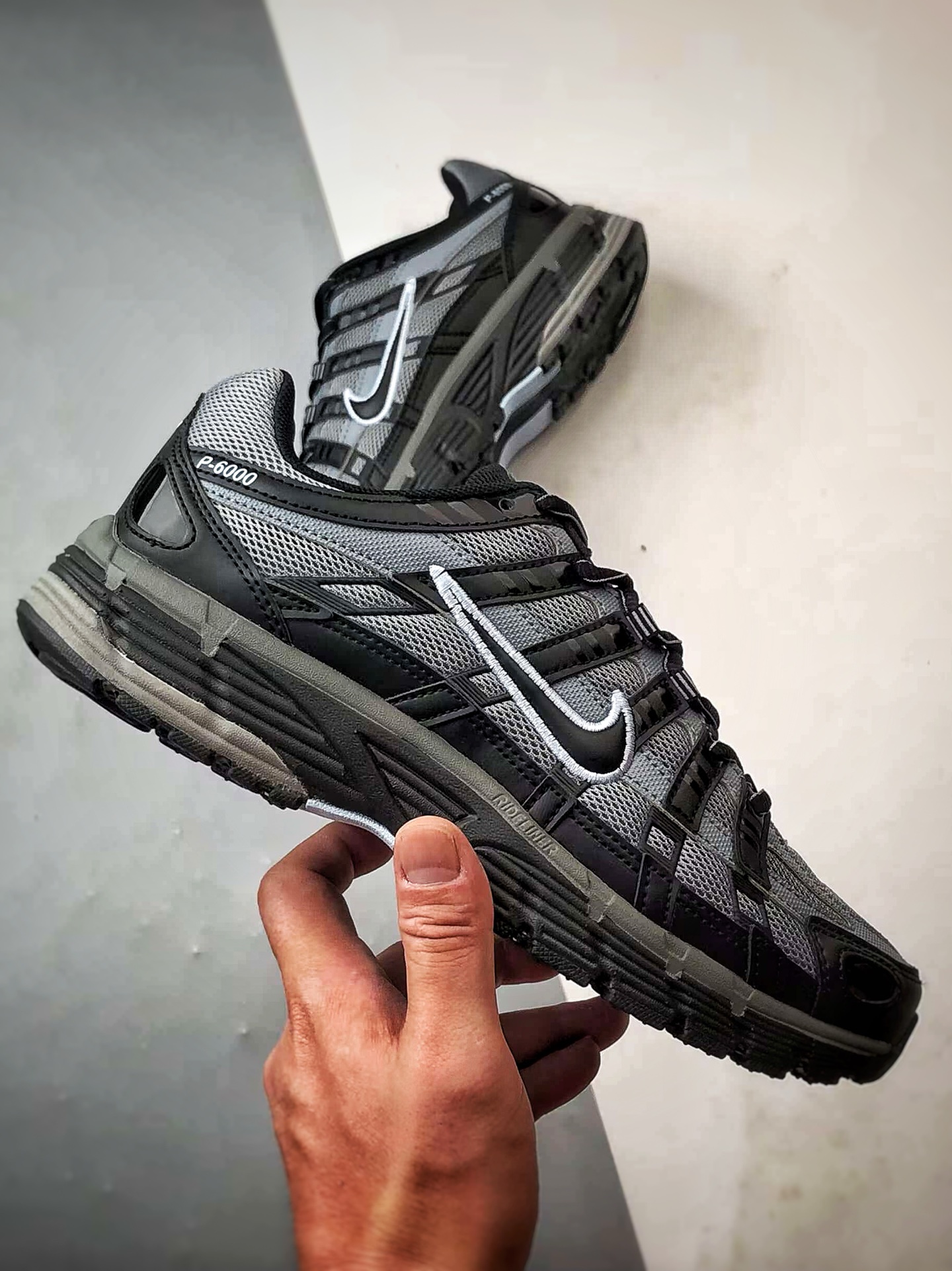 210 NK P-6000 追梦太空 黑灰 原装订单 外围平台专供 复古科技个性老爹鞋P-6000 IF6199-003