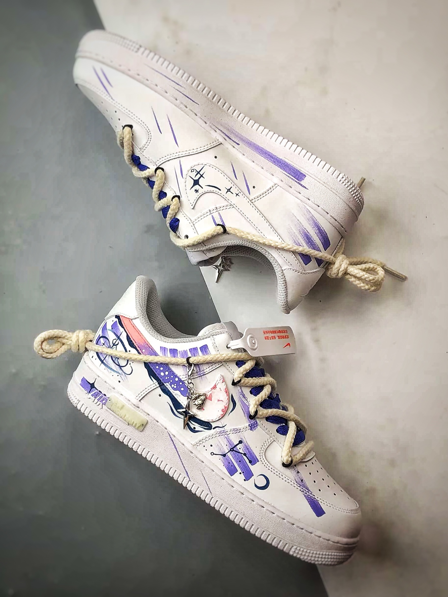 280 Air Force 1 '07 Low 巨蟹座解构 十二星座手绘涂鸦系列 空军一号定制板鞋 622-722