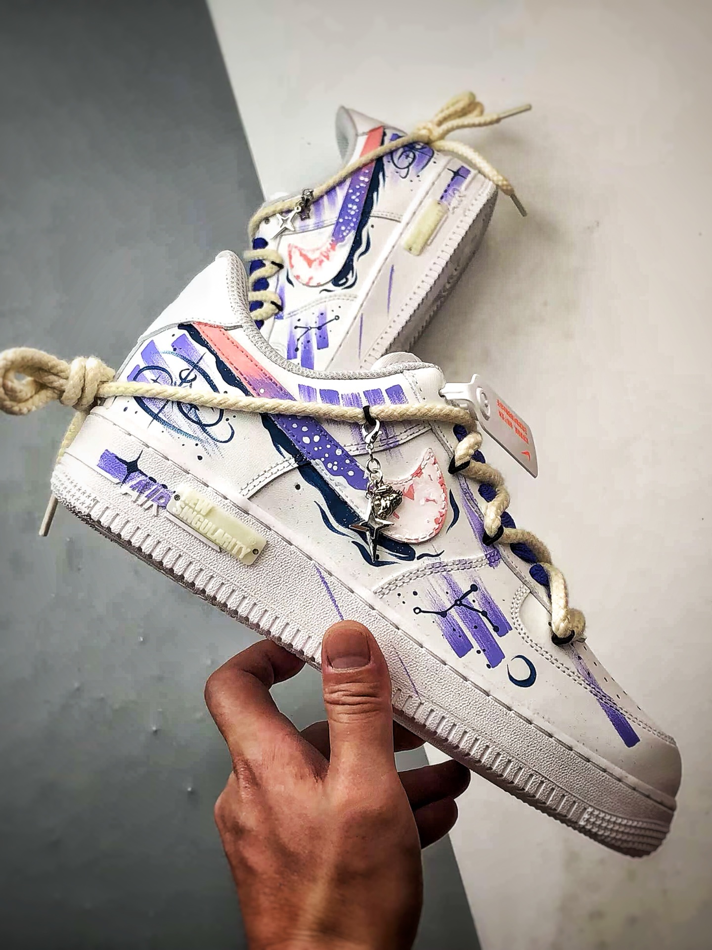 280 Air Force 1 '07 Low 巨蟹座解构 十二星座手绘涂鸦系列 空军一号定制板鞋 622-722