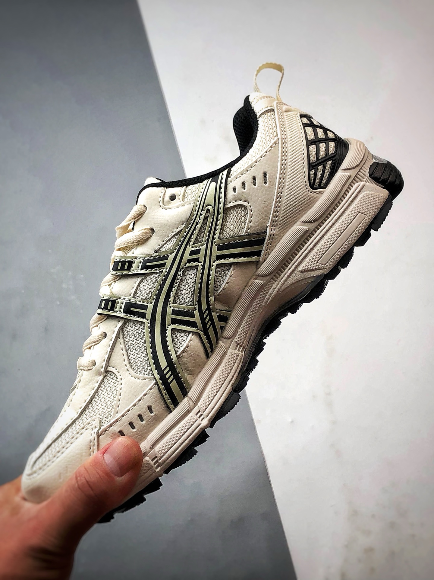 190 Asics Gel-Kahana 8 SP 米白黑 亚瑟士经典户外跑鞋 1011B998-200