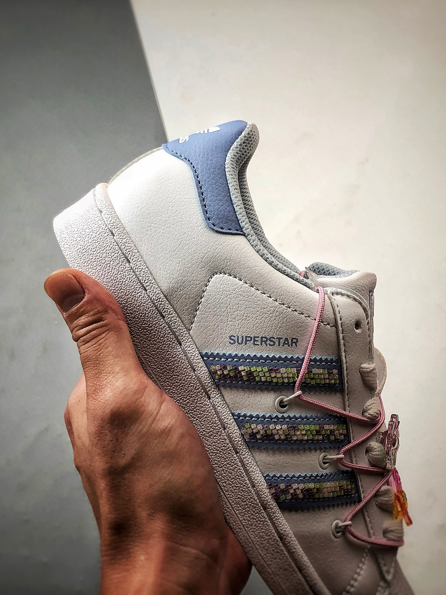 200 AD Originals Superstar 2 白蓝解构贝壳头 JR1332