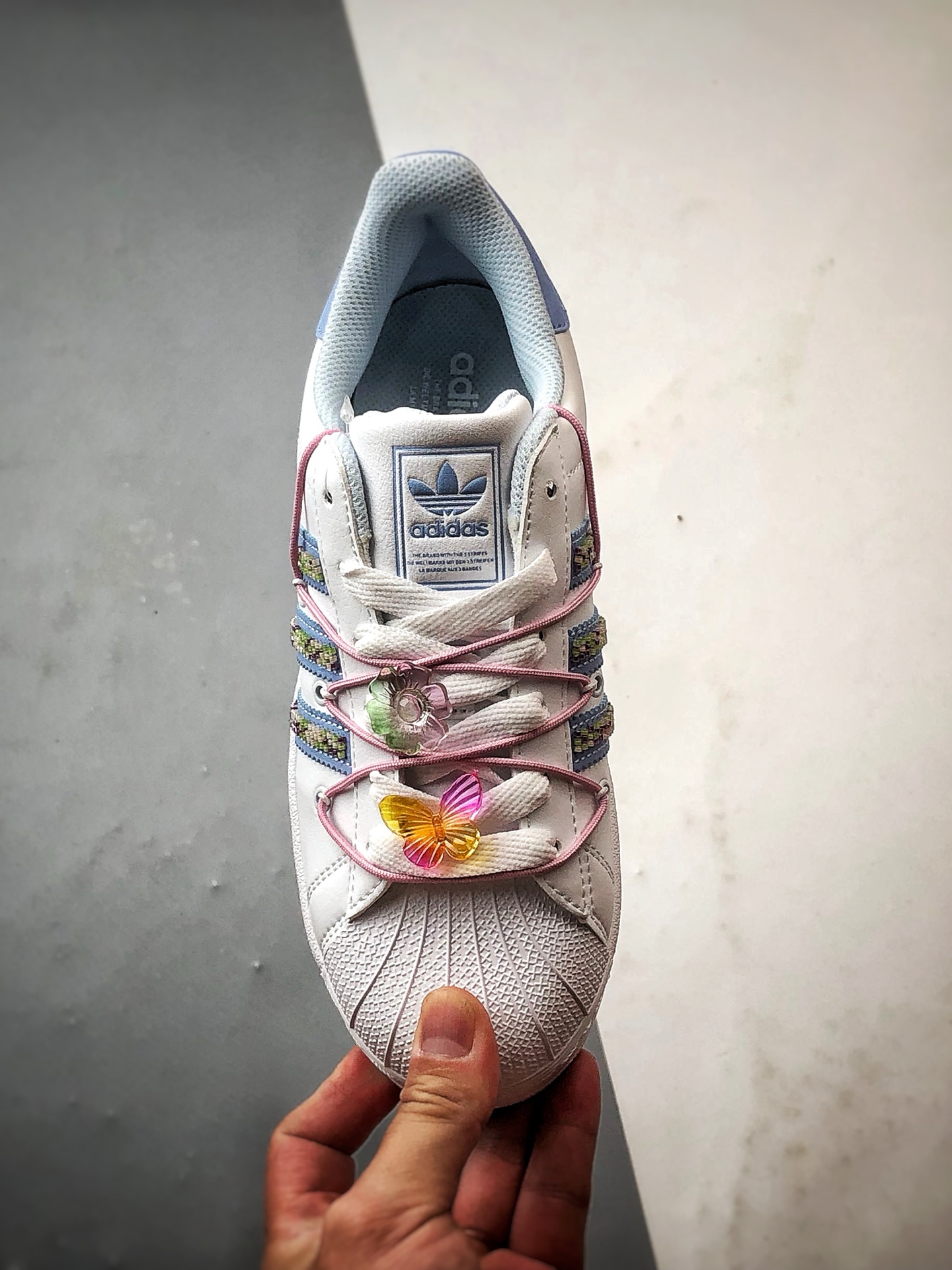 200 AD Originals Superstar 2 白蓝解构贝壳头 JR1332