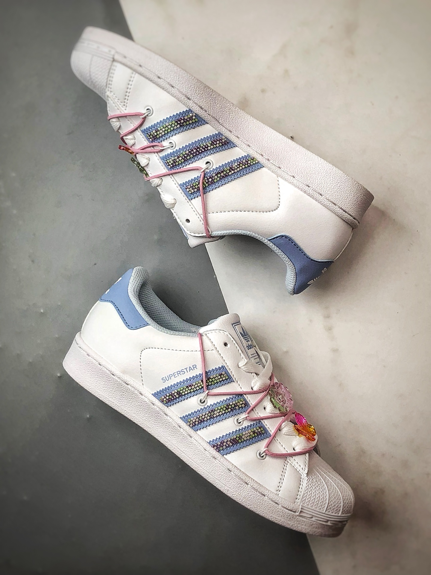 200 AD Originals Superstar 2 白蓝解构贝壳头 JR1332