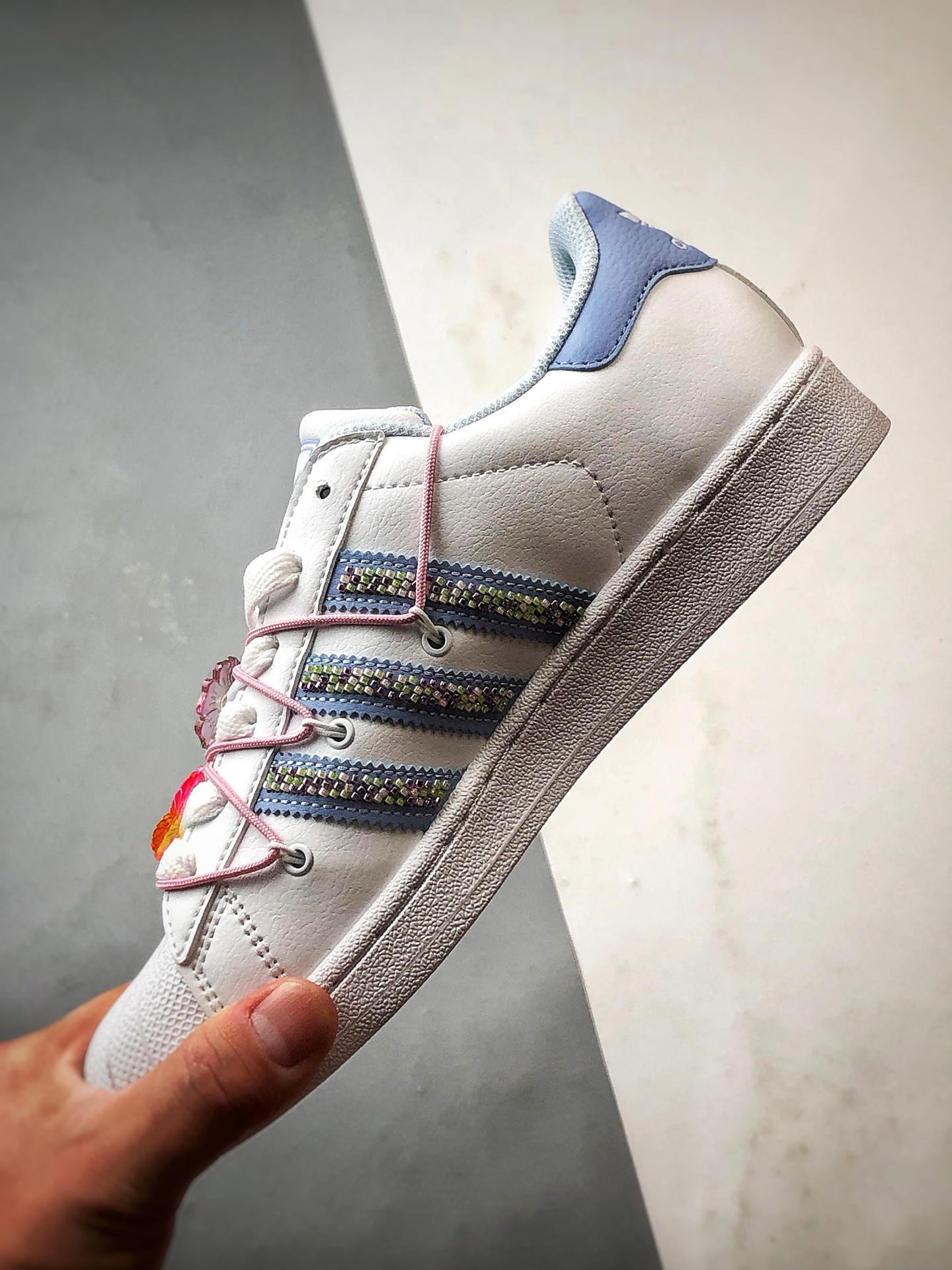 200 AD Originals Superstar 2 白蓝解构贝壳头 JR1332