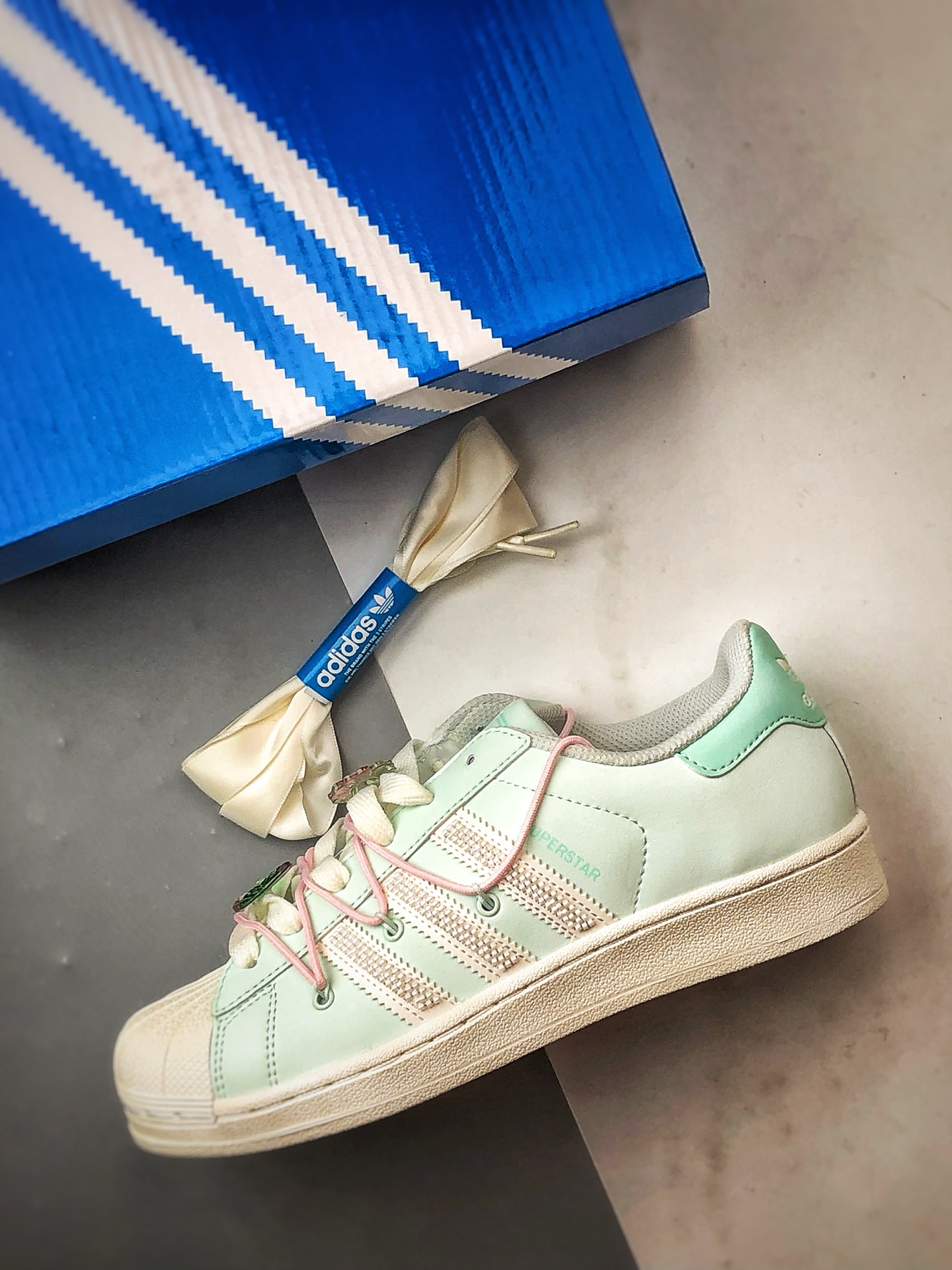 200 AD Originals Superstar 2 薄荷绿解构贝壳头 JR1333