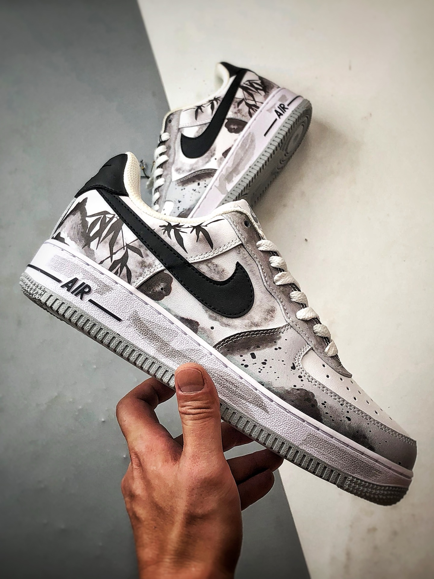 260 Air Force 1 '07 Low 灰白黑山水涂鸦 FJ4146-100