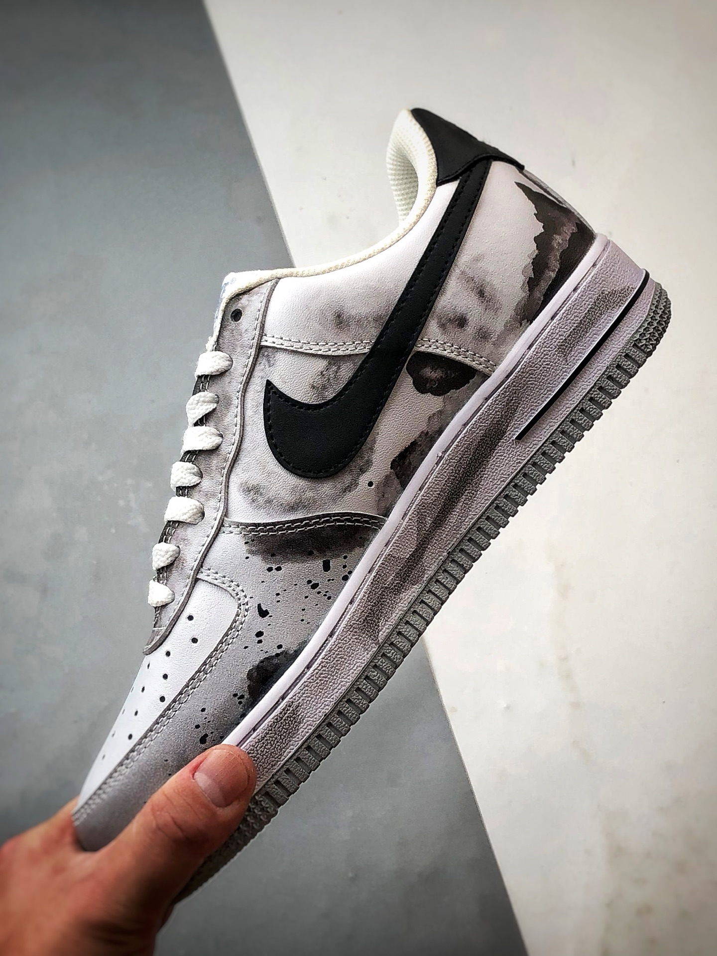 260 Air Force 1 '07 Low 灰白黑山水涂鸦 FJ4146-100