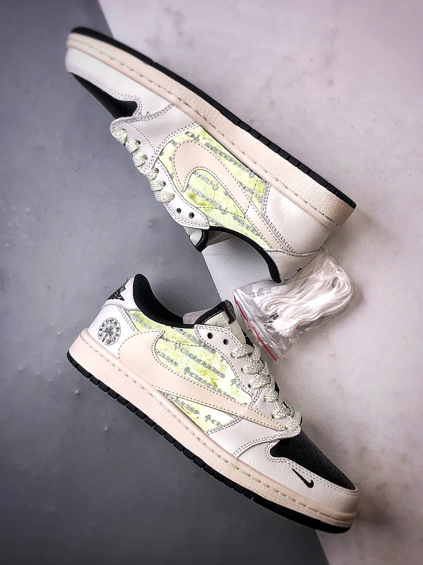 290 Air Jordan 1 Low ”高端定制” 克罗心黑白字母倒钩 DZ5899-010