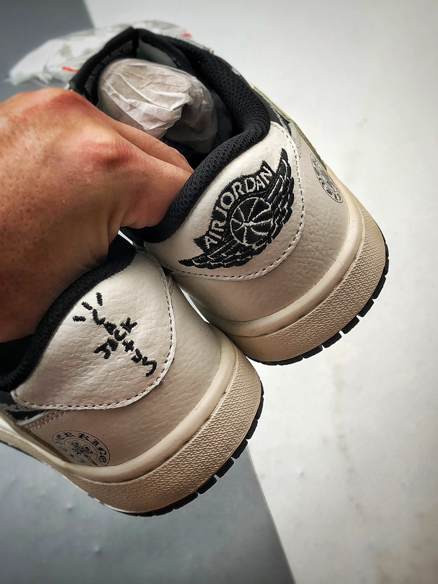 290 Air Jordan 1 Low ”高端定制” 克罗心黑白字母倒钩 DZ5899-010