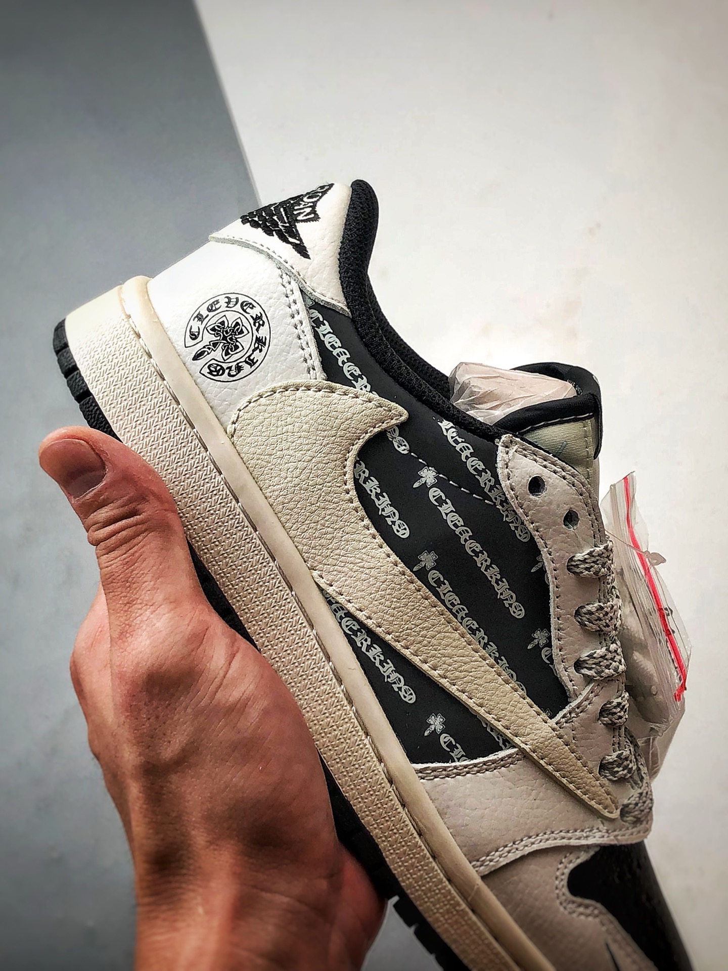 290 Air Jordan 1 Low ”高端定制” 克罗心黑白字母倒钩 DZ5899-010
