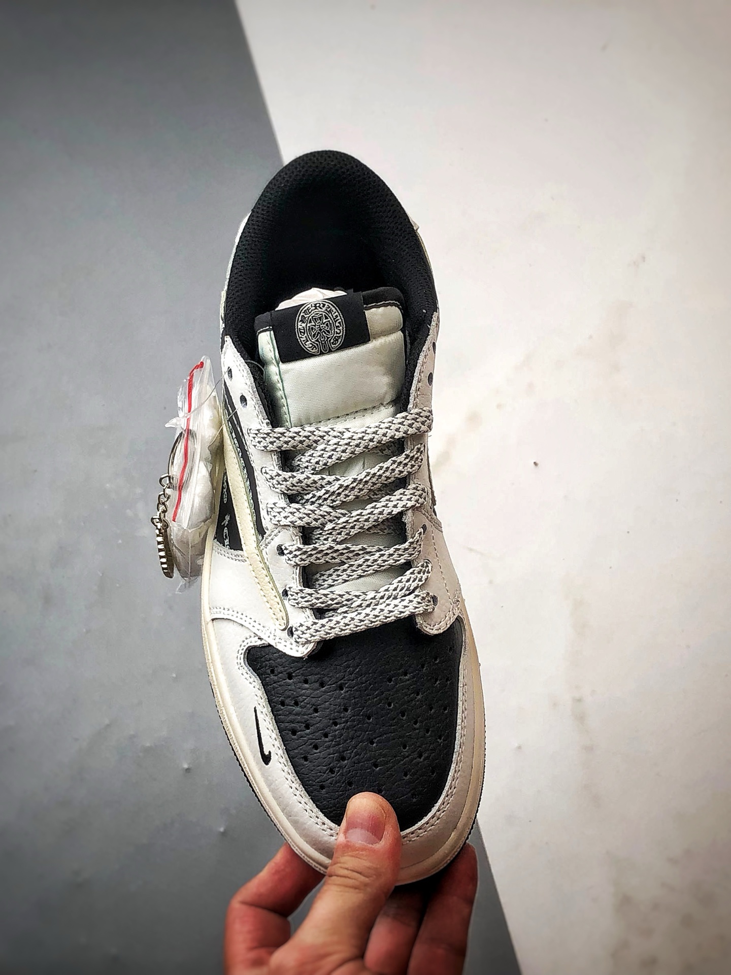 290 Air Jordan 1 Low ”高端定制” 克罗心黑白字母倒钩 DZ5899-010