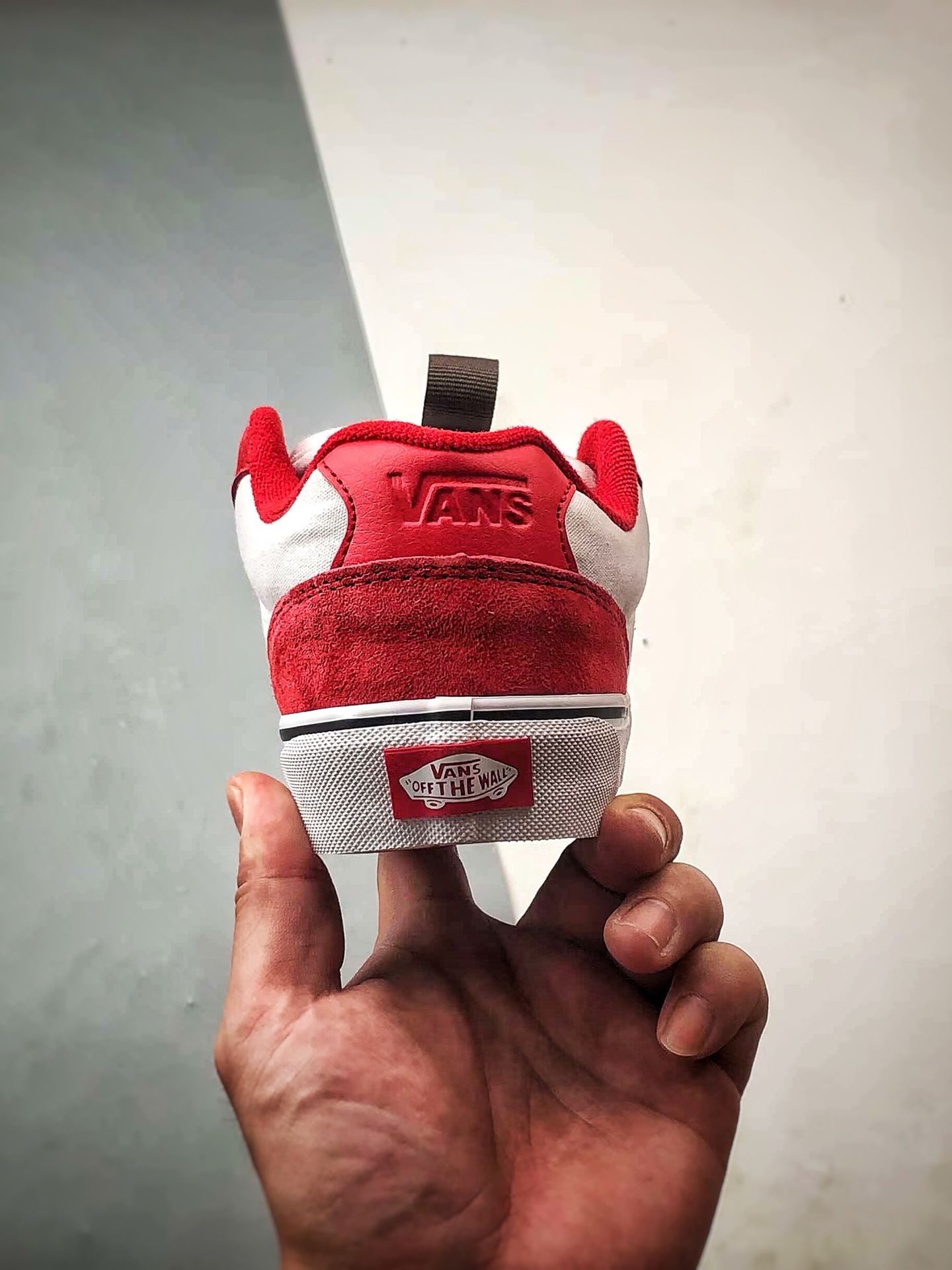 140 Vans Chukka Push 白红 官方新款 防滑低帮休闲滑板鞋