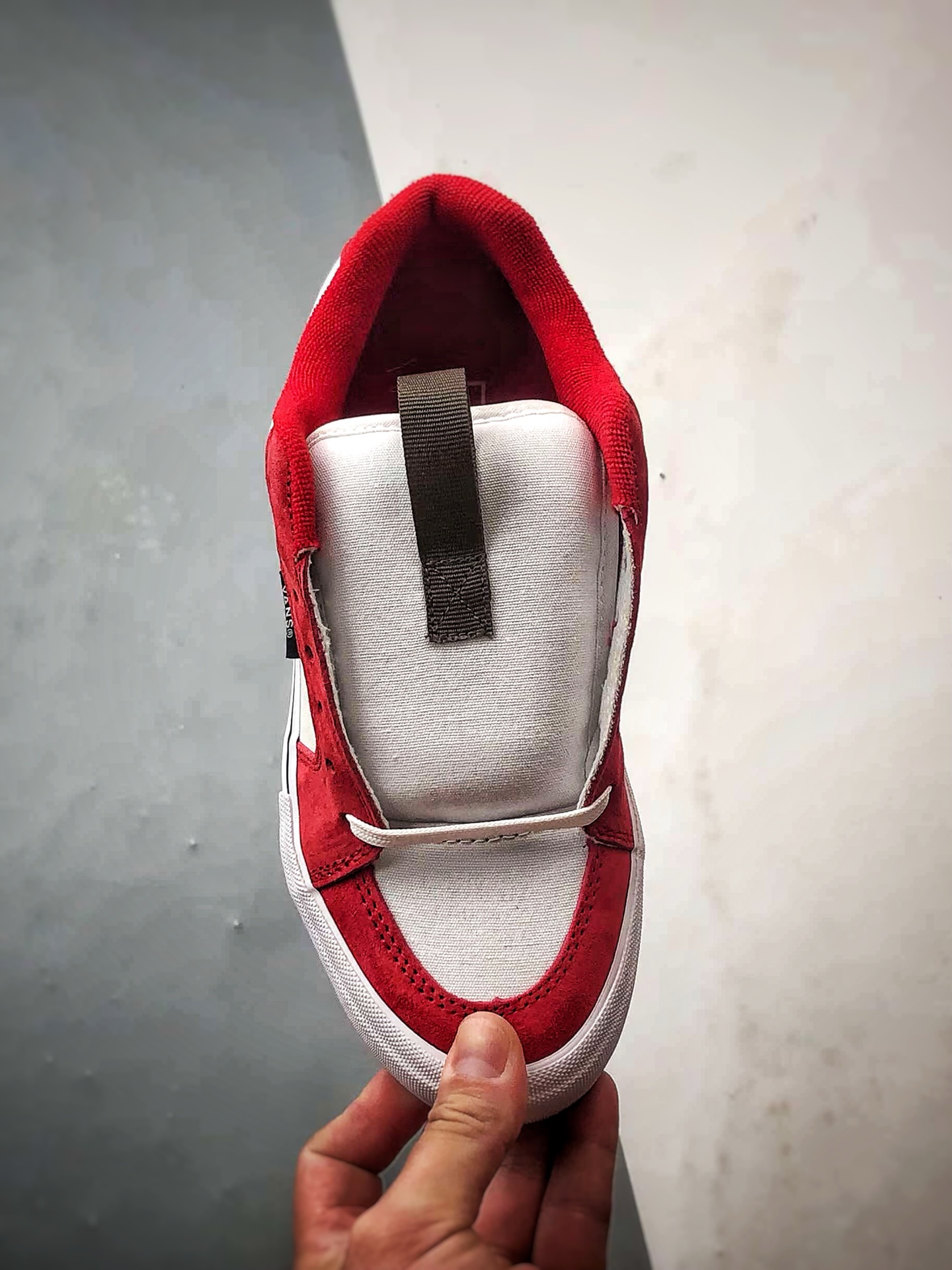 140 Vans Chukka Push 白红 官方新款 防滑低帮休闲滑板鞋