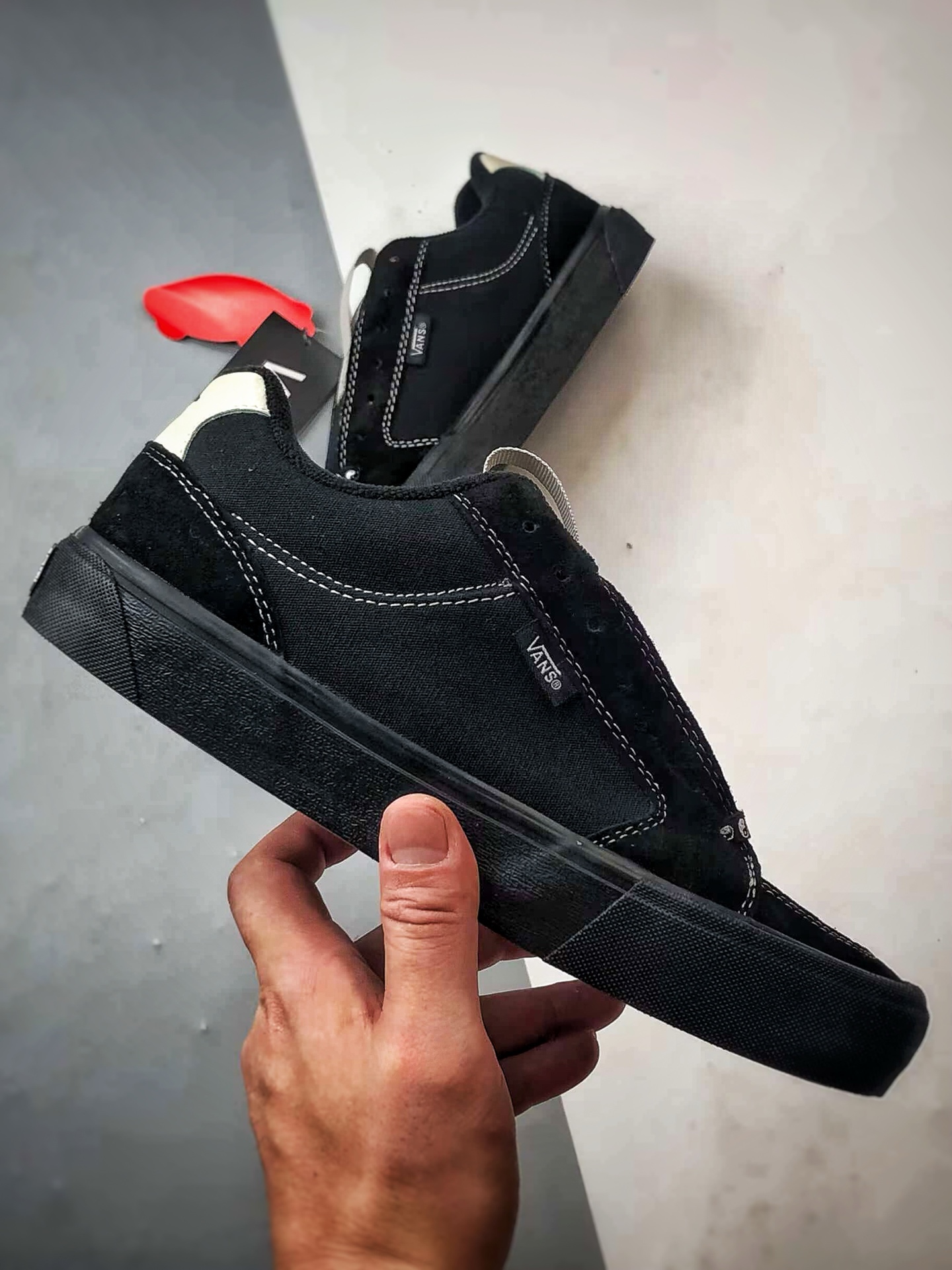 Vans Chukka Push 黑武士 官方新款 舒适防滑低帮休闲板鞋