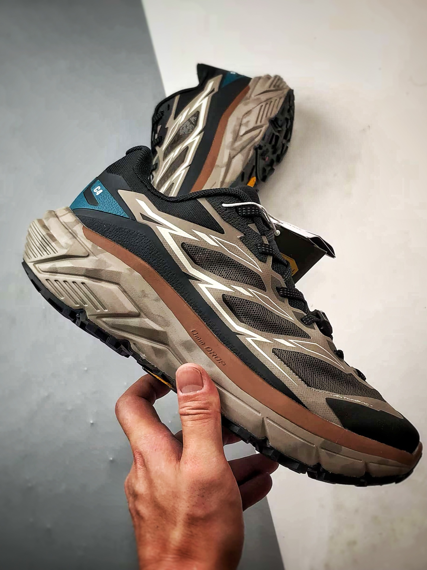 270 KAILAS C4 复古卡其 凯乐石 户外徒步越野机能跑鞋