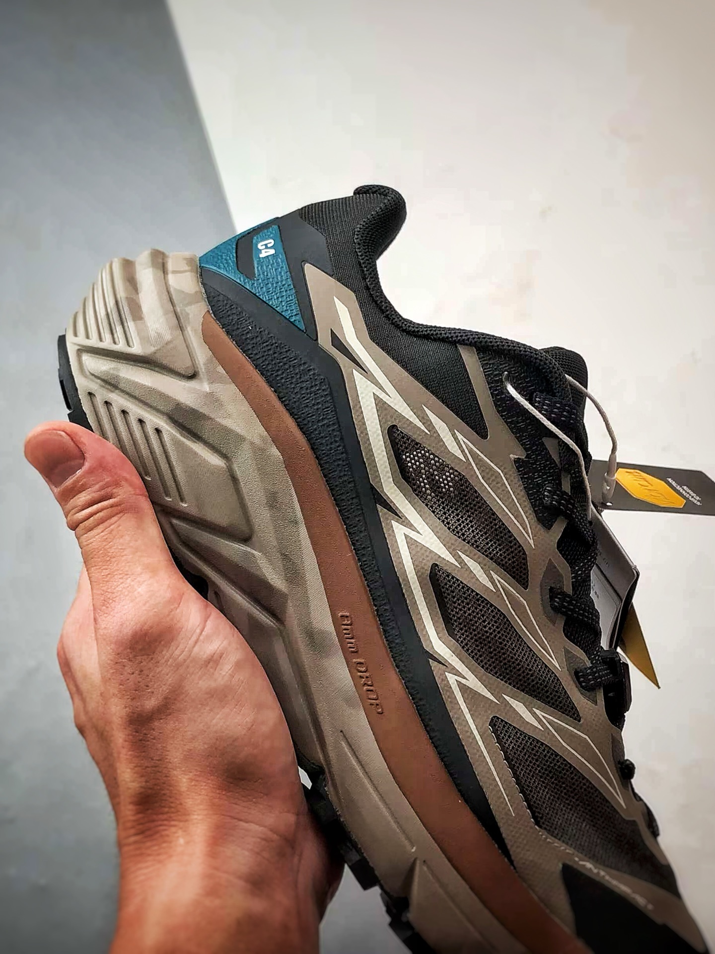 270 KAILAS C4 复古卡其 凯乐石 户外徒步越野机能跑鞋