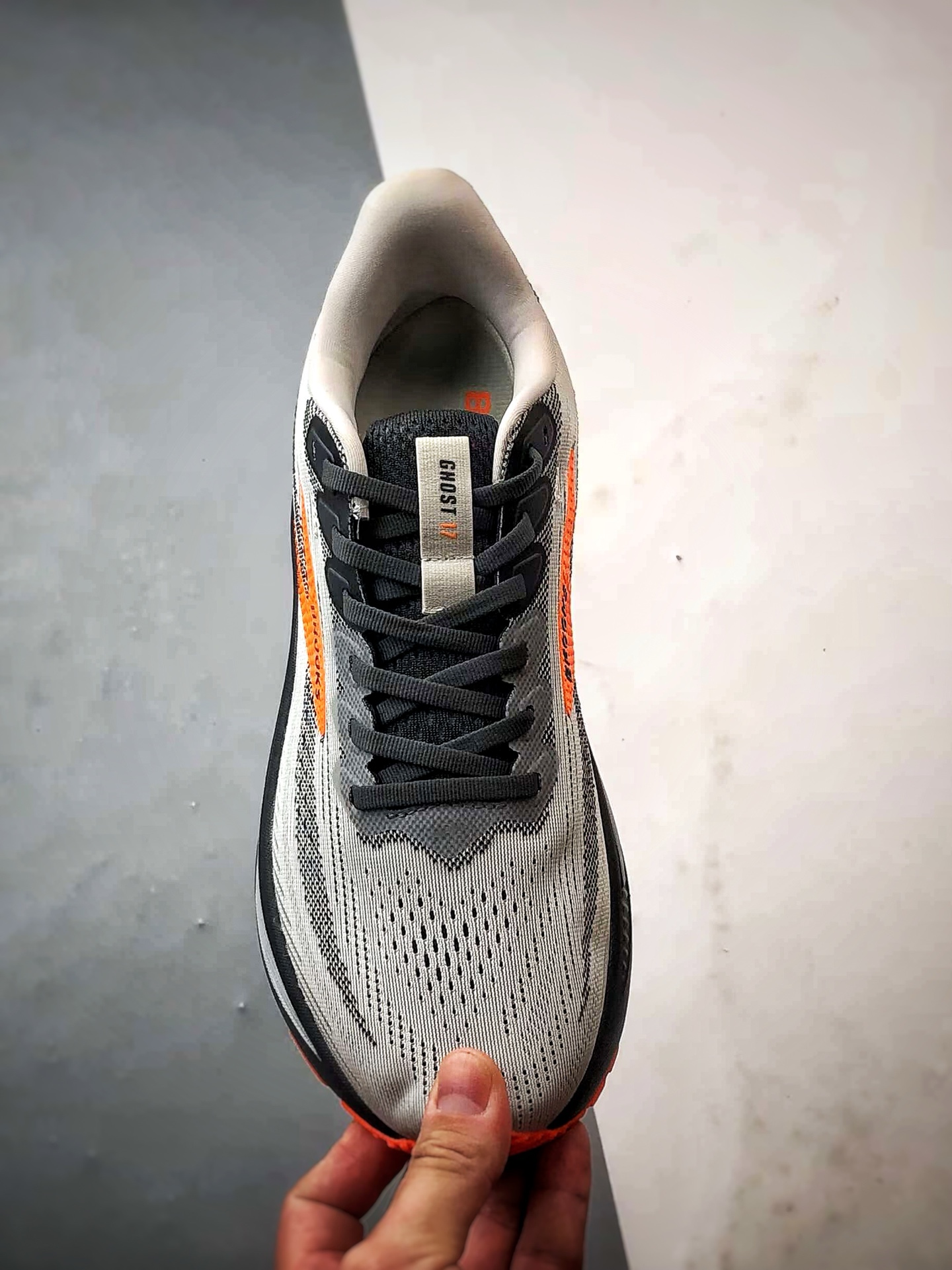 200 Brooks/布鲁克斯 Ghost17 灰黑橙 幽灵17时尚舒适休闲跑步鞋