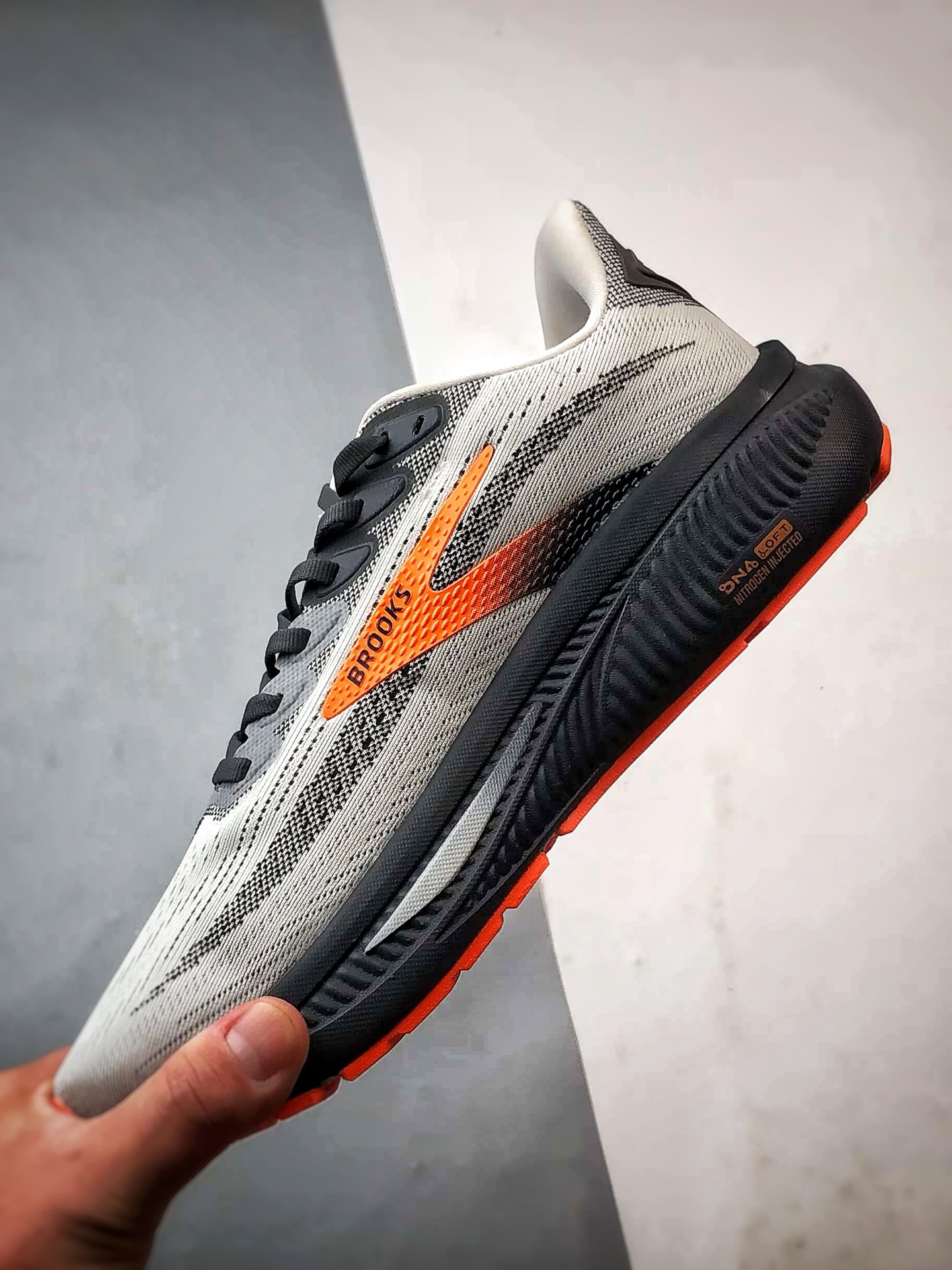 200 Brooks/布鲁克斯 Ghost17 灰黑橙 幽灵17时尚舒适休闲跑步鞋