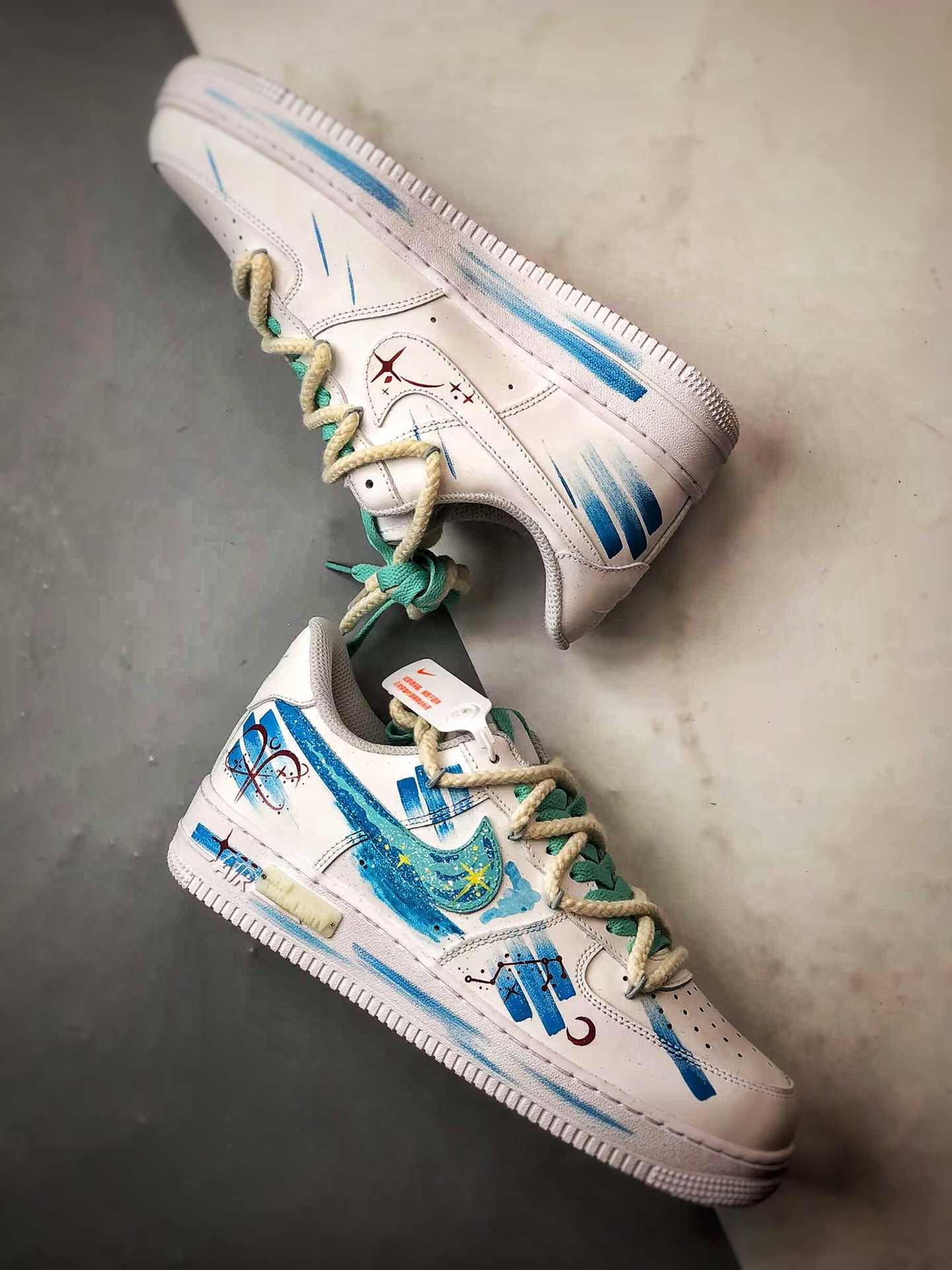 280 Air Force 1 '07 Low 白羊座解构 十二星座手绘涂鸦系列 空军一号定制板鞋
