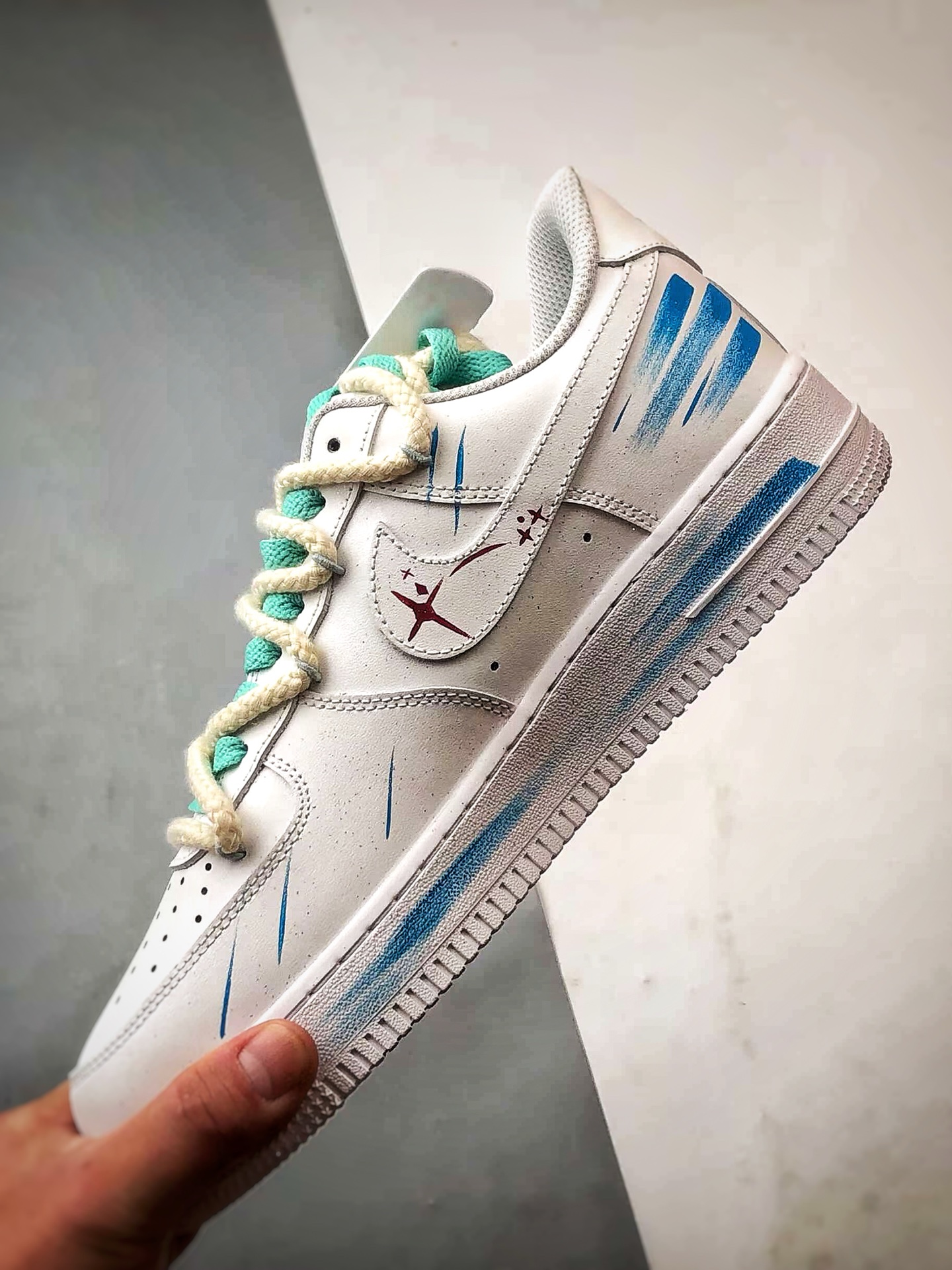 280 Air Force 1 '07 Low 白羊座解构 十二星座手绘涂鸦系列 空军一号定制板鞋