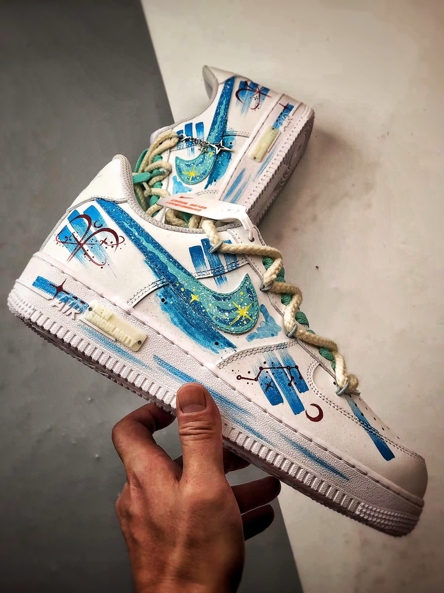 280 Air Force 1 '07 Low 白羊座解构 十二星座手绘涂鸦系列 空军一号定制板鞋