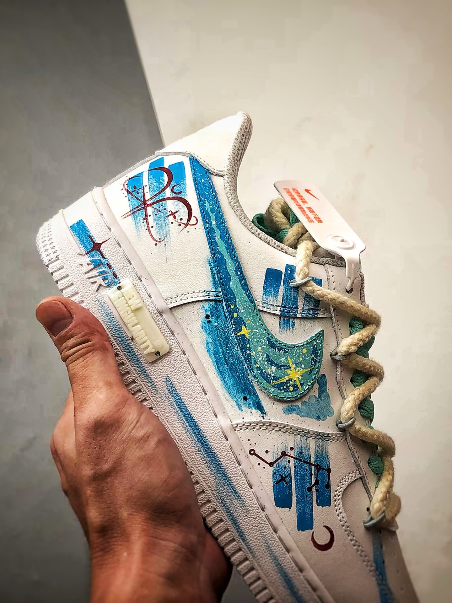 280 Air Force 1 '07 Low 白羊座解构 十二星座手绘涂鸦系列 空军一号定制板鞋