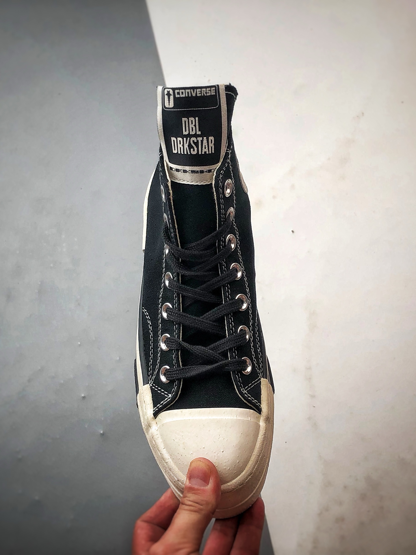 180 Rick Owens DRKSHDW x Converse Chuck 70 DBL Drksta 黑色 简约潮流高帮休闲帆布鞋 A04954C