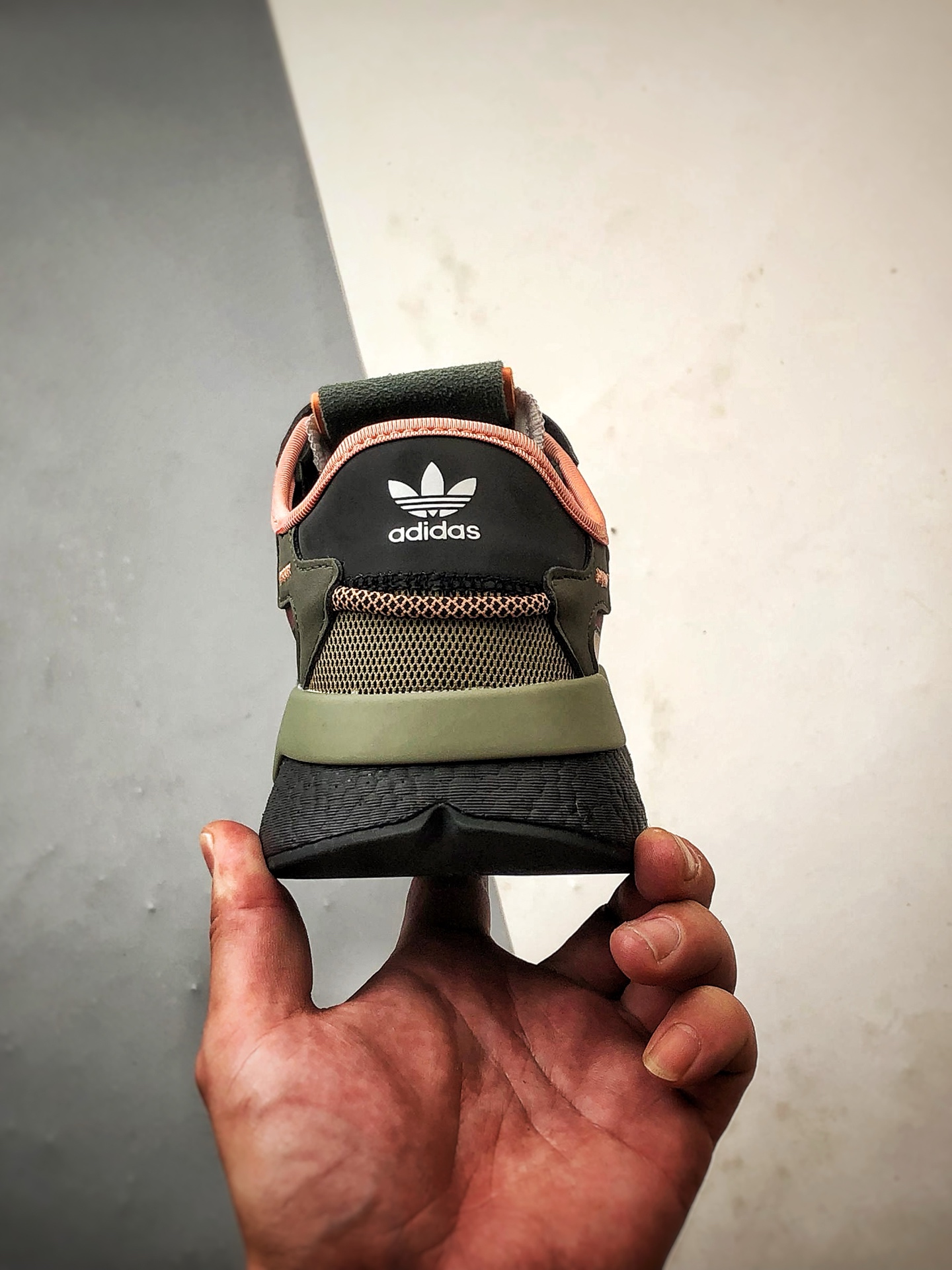 190 AD Originals Nite Jogger 褐绿 三叶草夜行者复古休闲跑步鞋 GY0018