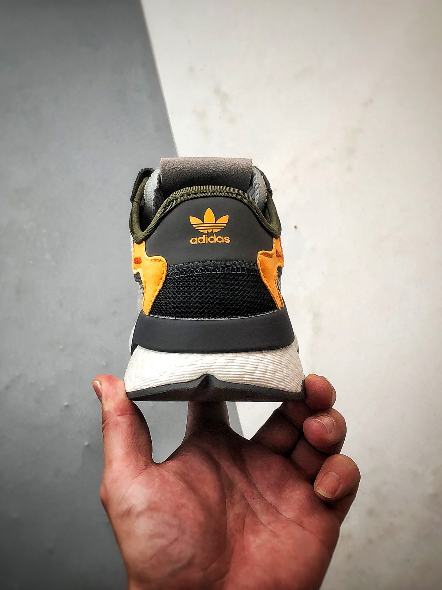 190 AD Originals Nite Jogger 灰褐黄 三叶草夜行者复古休闲跑步鞋 FZ1959