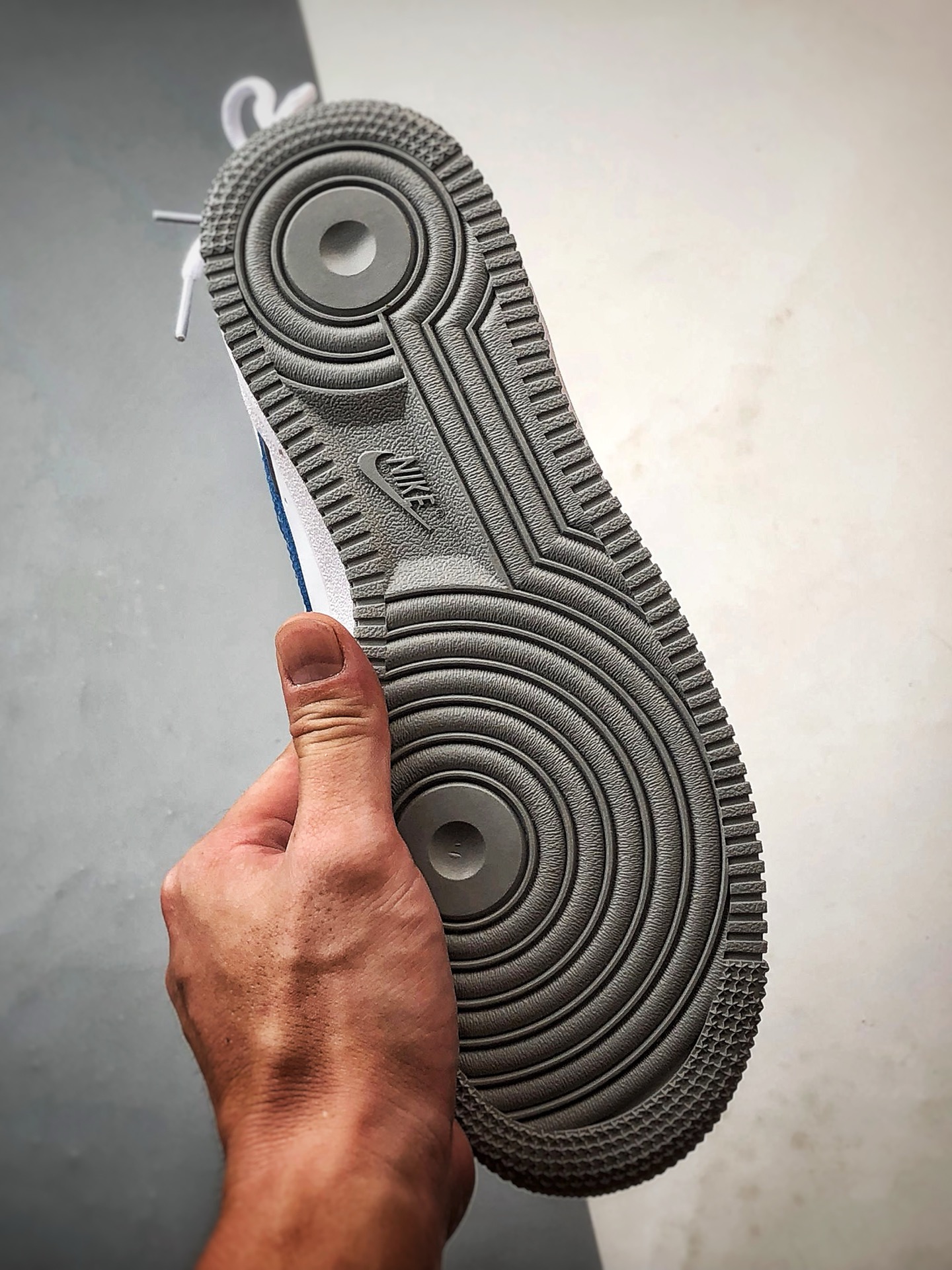 280 定制球鞋 Air Force 1 Low 繁星似点 白灰蓝解构 经典休闲运动板鞋 ZH0316-099