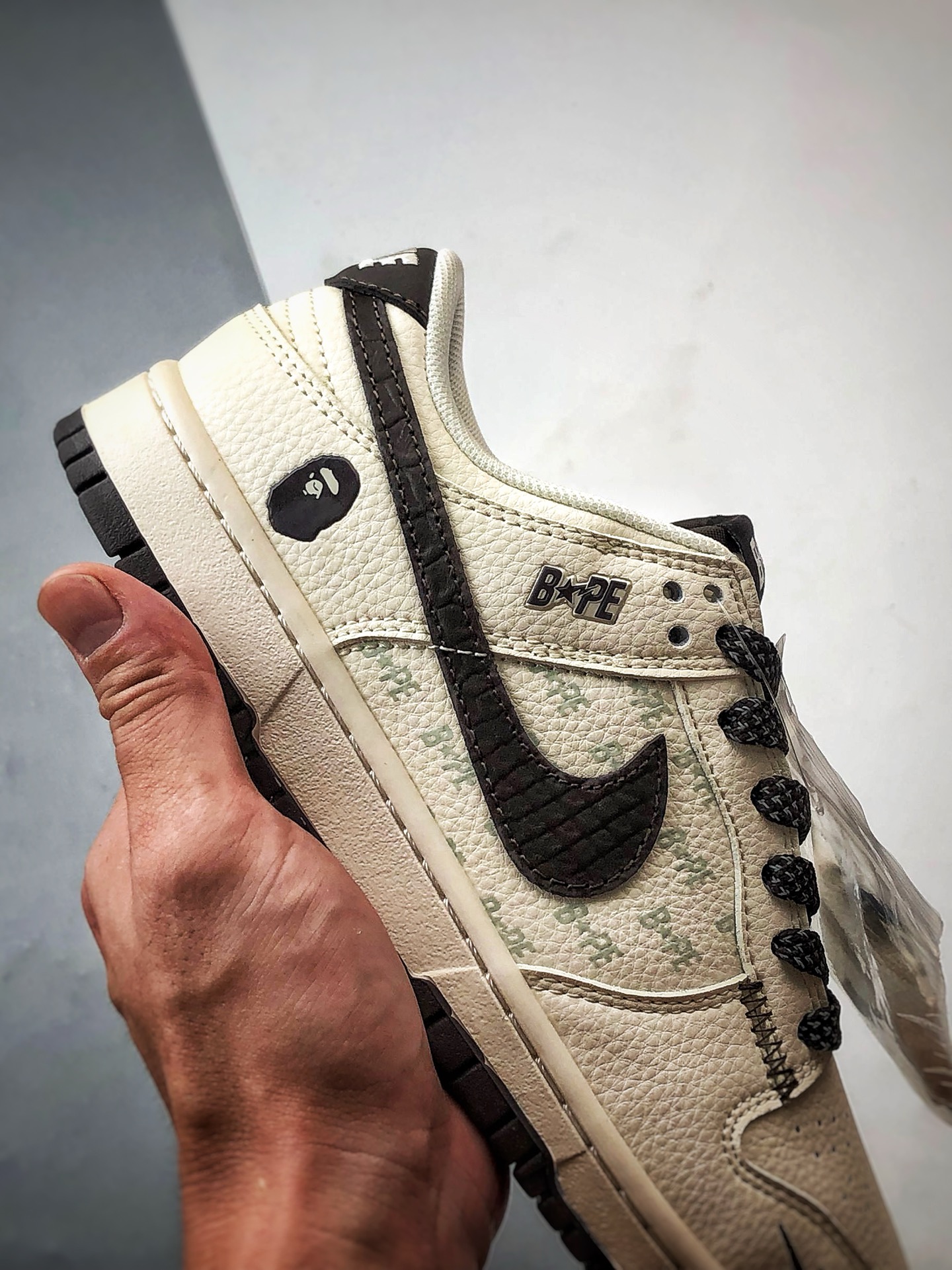 290 NK Dunk Low Retro ”DIY高端定制” Bape米白深棕 低帮休闲运动板鞋 QW5836-016-Chinese UA Cheap High Quatity Brand Clothes Bags handbags Sneakers wholesale wholesaler seller from China Factory suppliers Fashion Clothing Shoes best Quality Beautiful Price 290 NK Dunk Low Retro ”DIY高端定制” Bape米白深棕 低帮休闲运动板鞋 QW5836-016