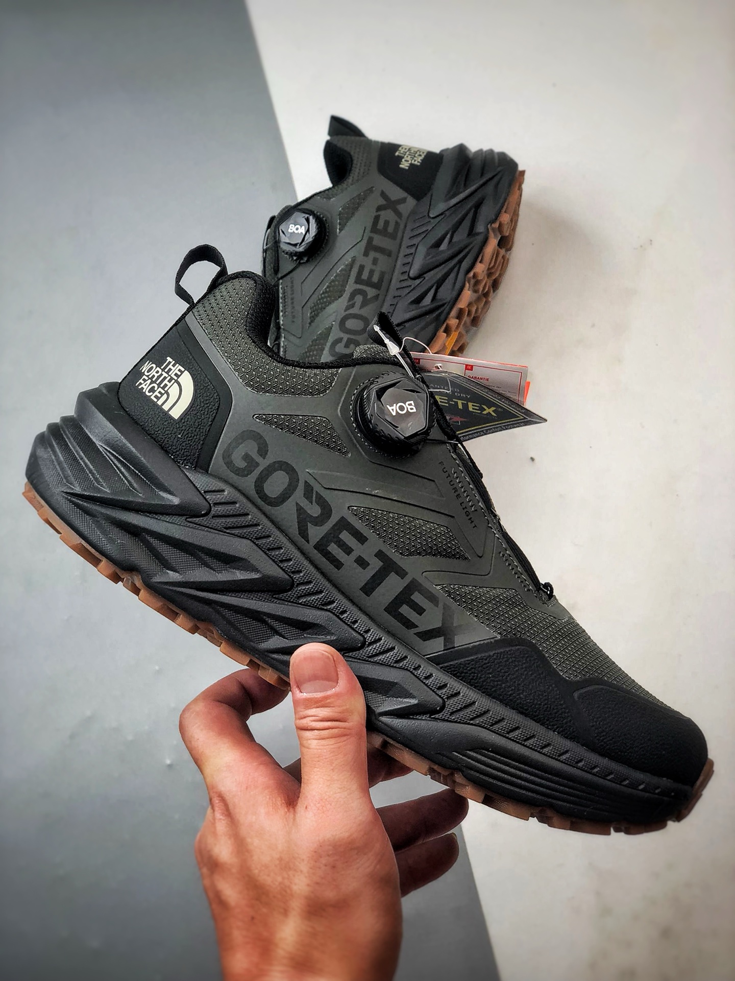 260 北面The North Face 墨绿黑 乐斯菲斯户外运动登山越野徒步鞋