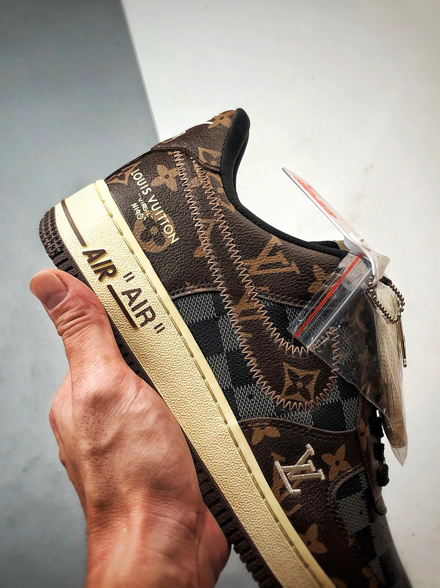 280 LV x Air Force 1 Low 黑棕棋盘格 SC0601-563