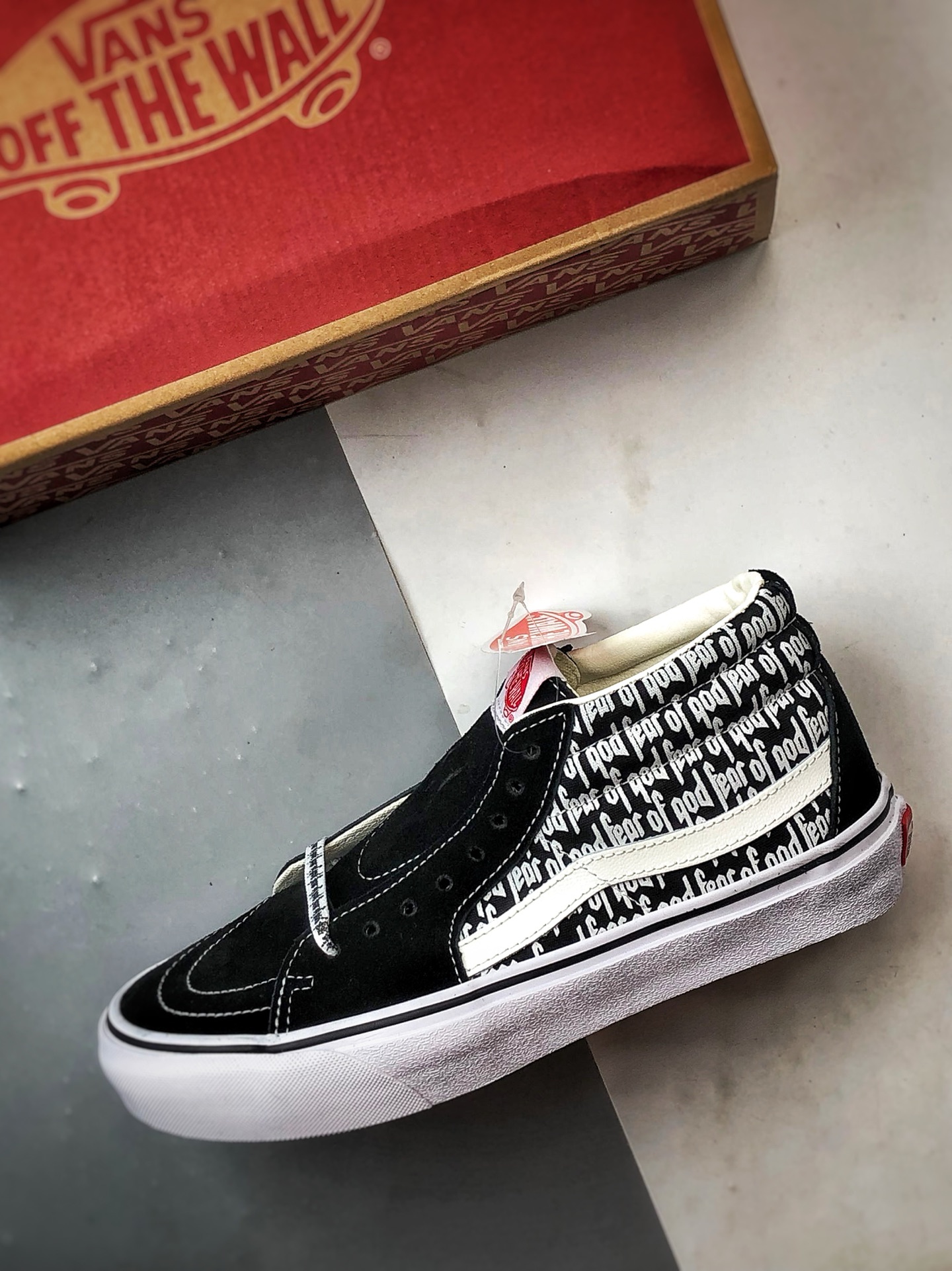 160 Vans SK8-Hi x Fog联名 全新一代 高帮硫化帆布鞋