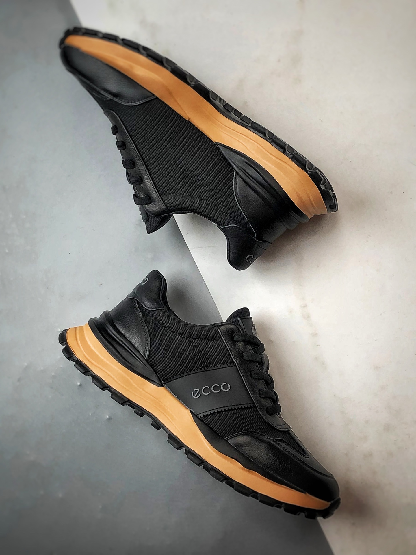 300 Ecco/爱步 黄景瑜同款 四季款华夫阿甘鞋休闲复古跑鞋 7565580