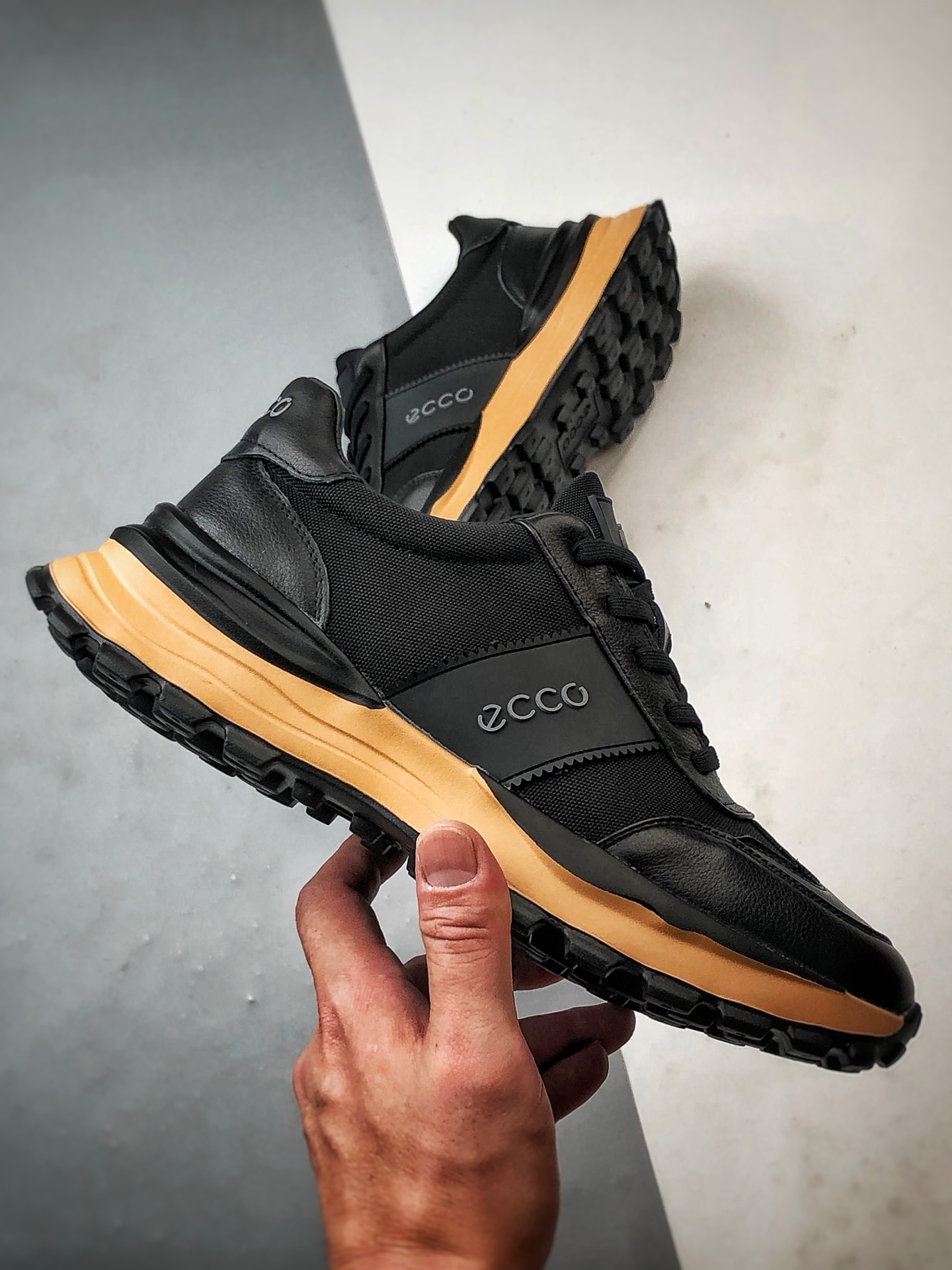 300 Ecco/爱步 黄景瑜同款 四季款华夫阿甘鞋休闲复古跑鞋 7565580