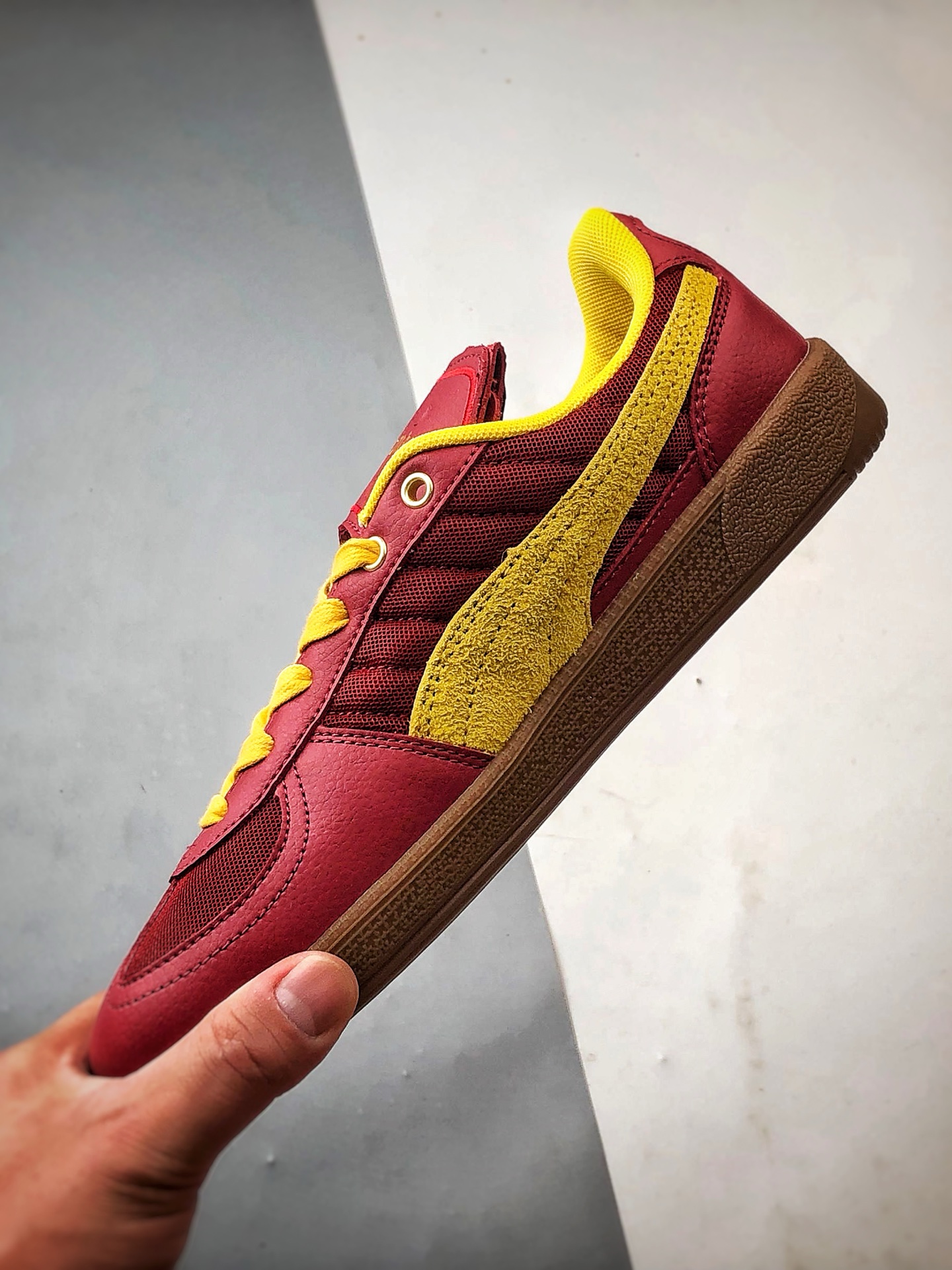 170 Hrry Potter x Puma Palermo 深红色 联名舒适百搭低帮德训板鞋 4001209-01