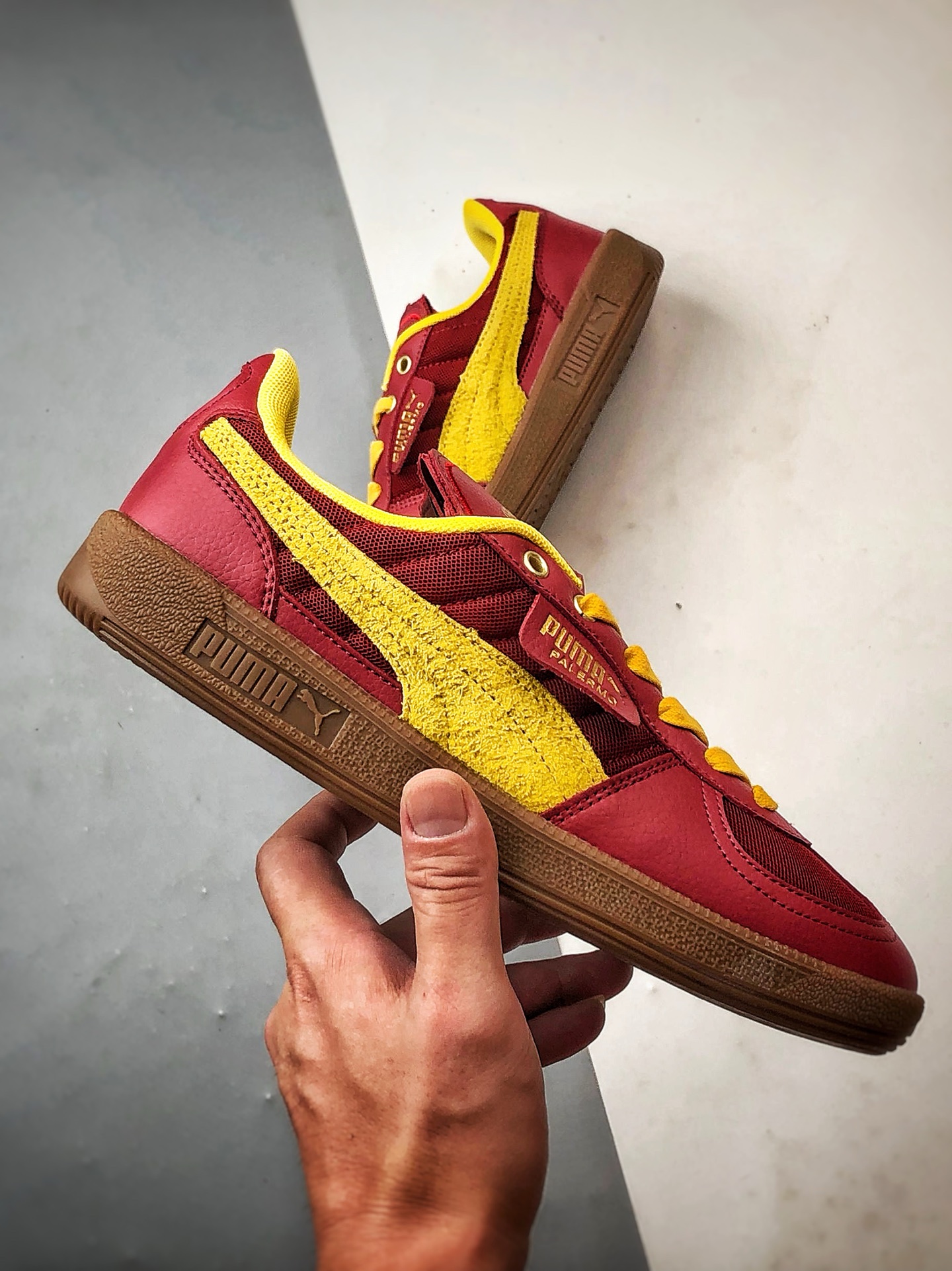 170 Hrry Potter x Puma Palermo 深红色 联名舒适百搭低帮德训板鞋 4001209-01