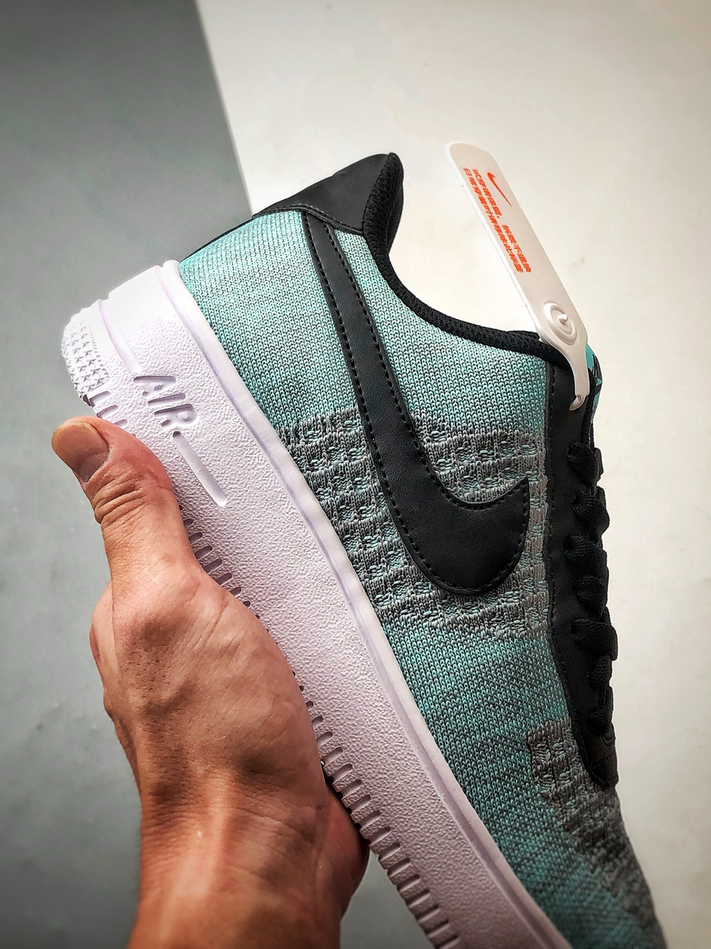 220 Air Force 1 Flyknit 2.0 飞线轻量化白黑绿 CI0051-600