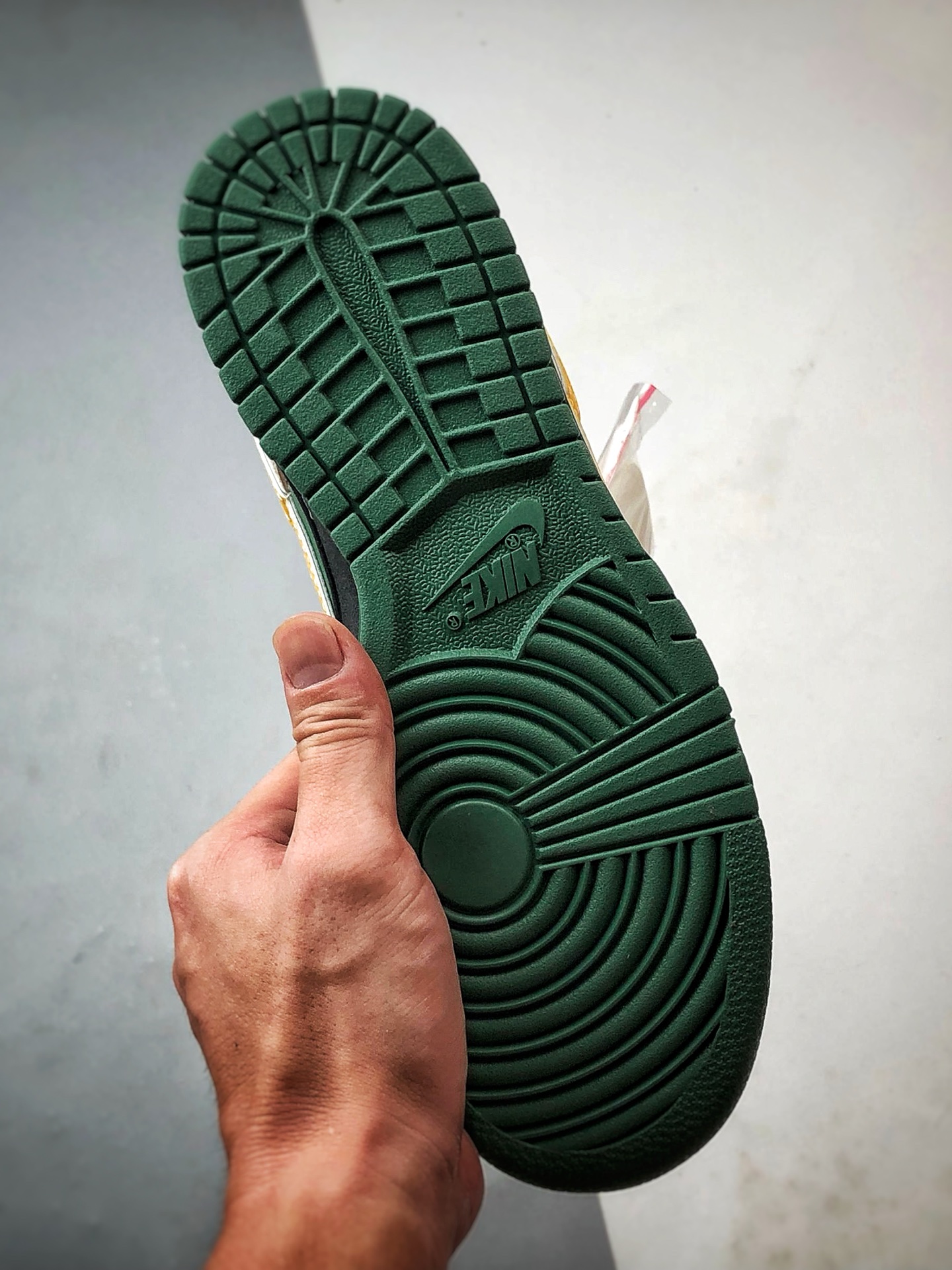 290 NK Dunk Low Retro ”DIY高端定制” 克罗心印花灰绿黄钩 低帮休闲运动板鞋 DG2025-002