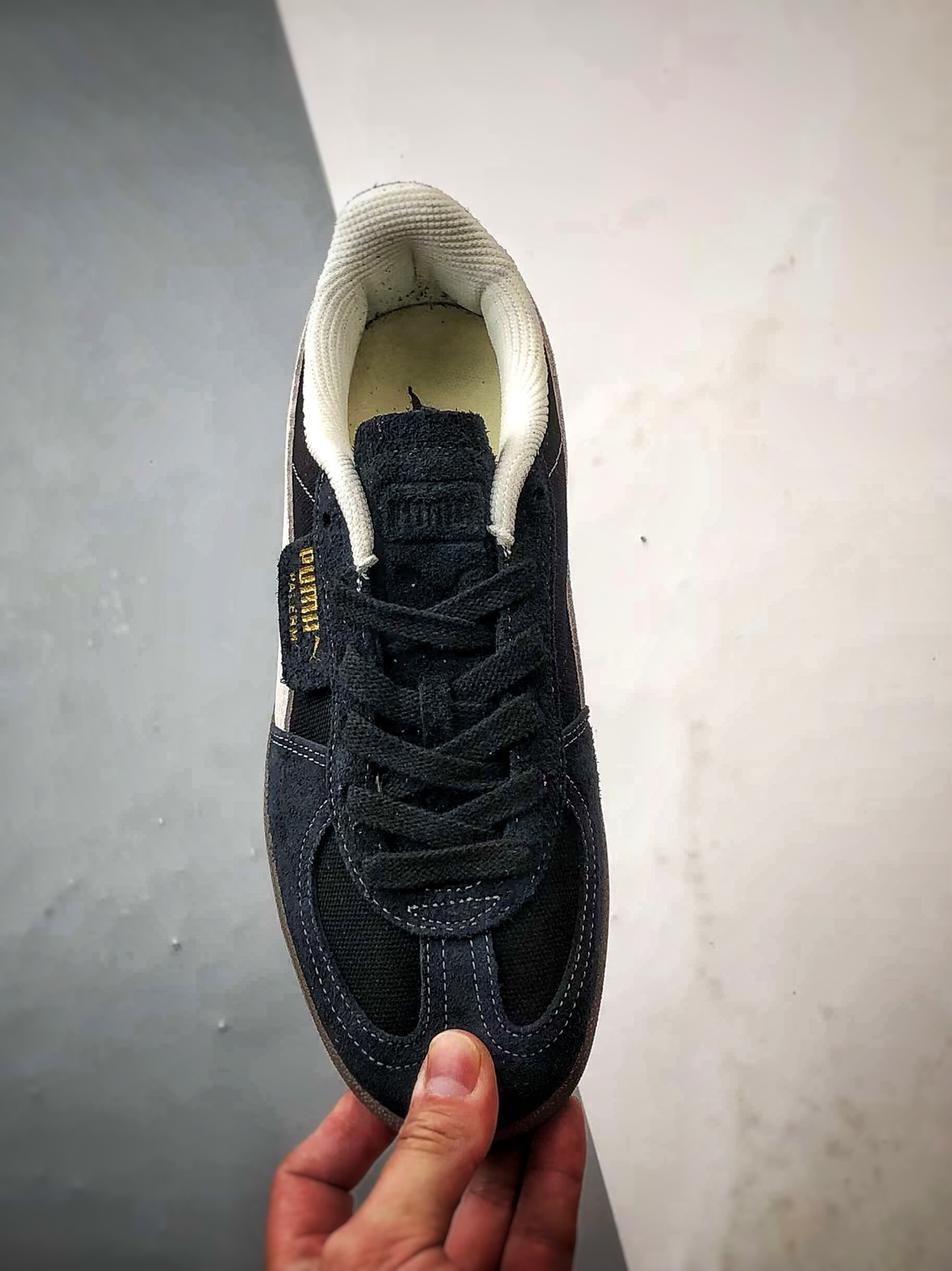 150 Puma Palermo 黑米 舒适百搭低帮德训板鞋 396841-01